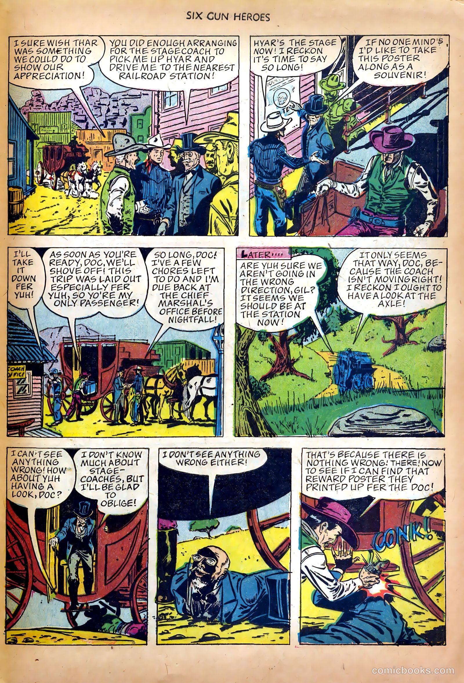 Six-Gun Heroes #19 (1953) — page 29 of 36