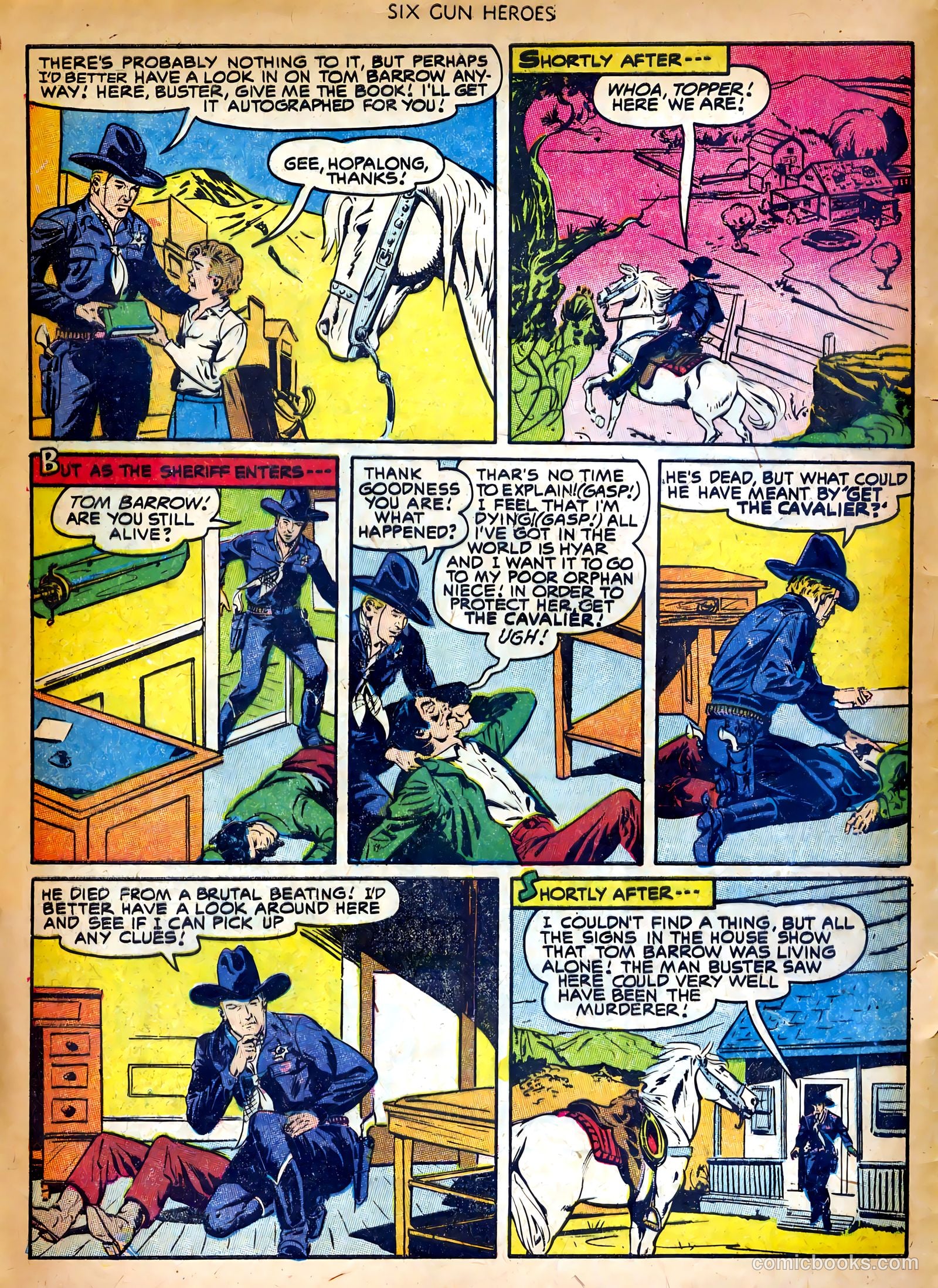 Six-Gun Heroes #19 (1953) — page 4 of 36