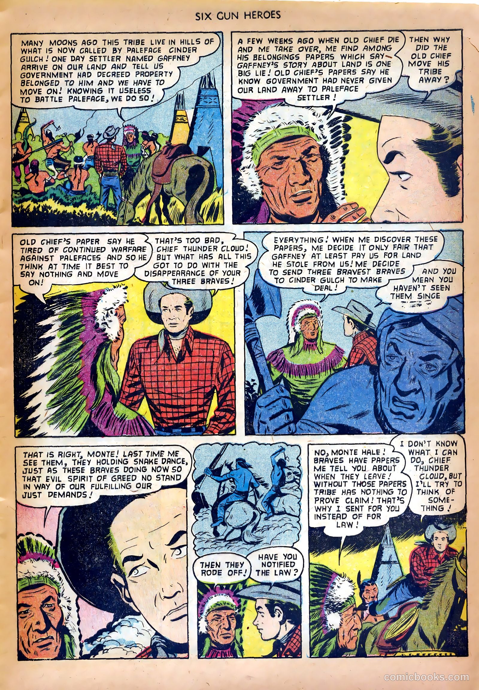 Six-Gun Heroes #19 (1953) — page 9 of 36