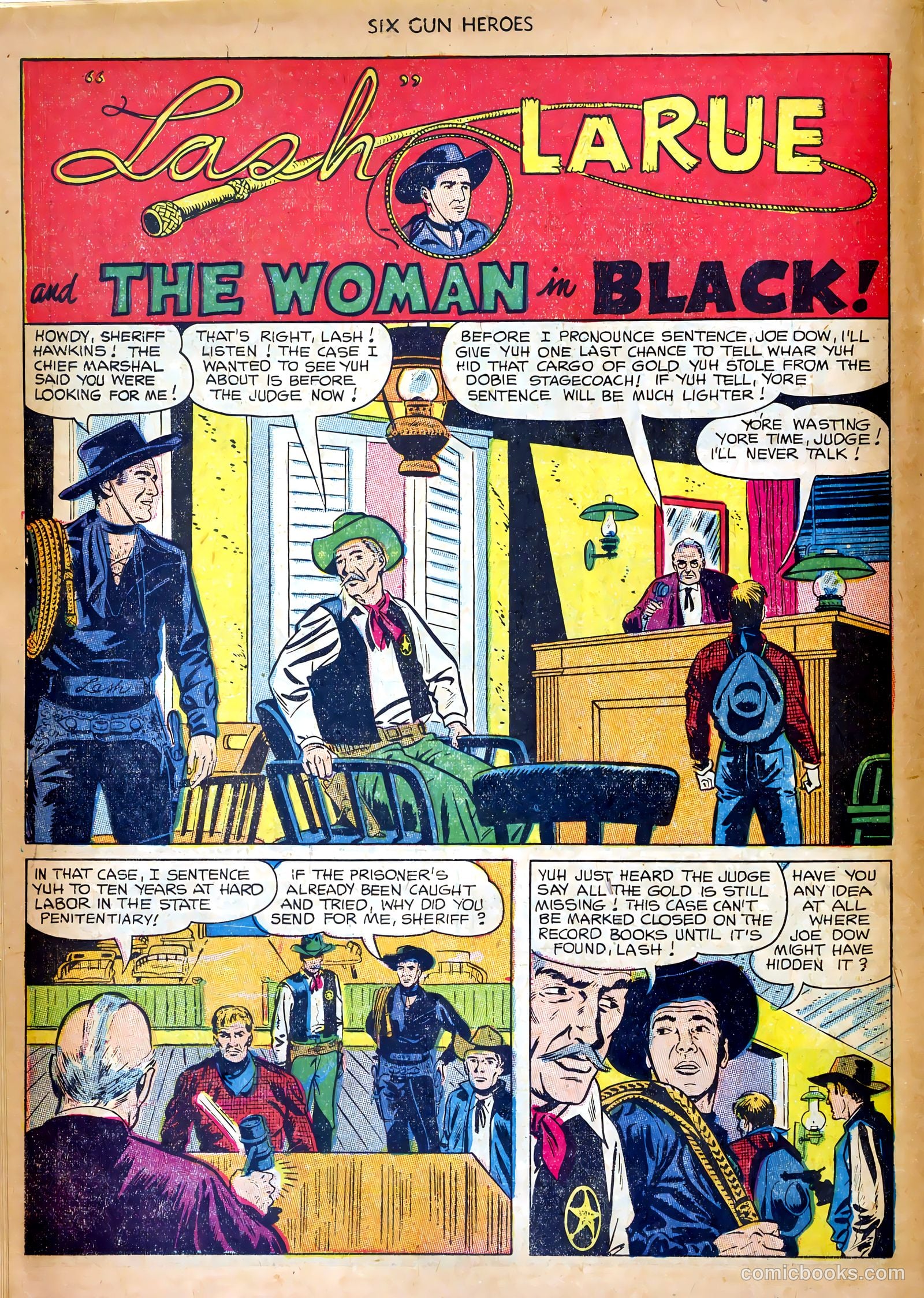 Six-Gun Heroes #19 (1953) — page 14 of 36