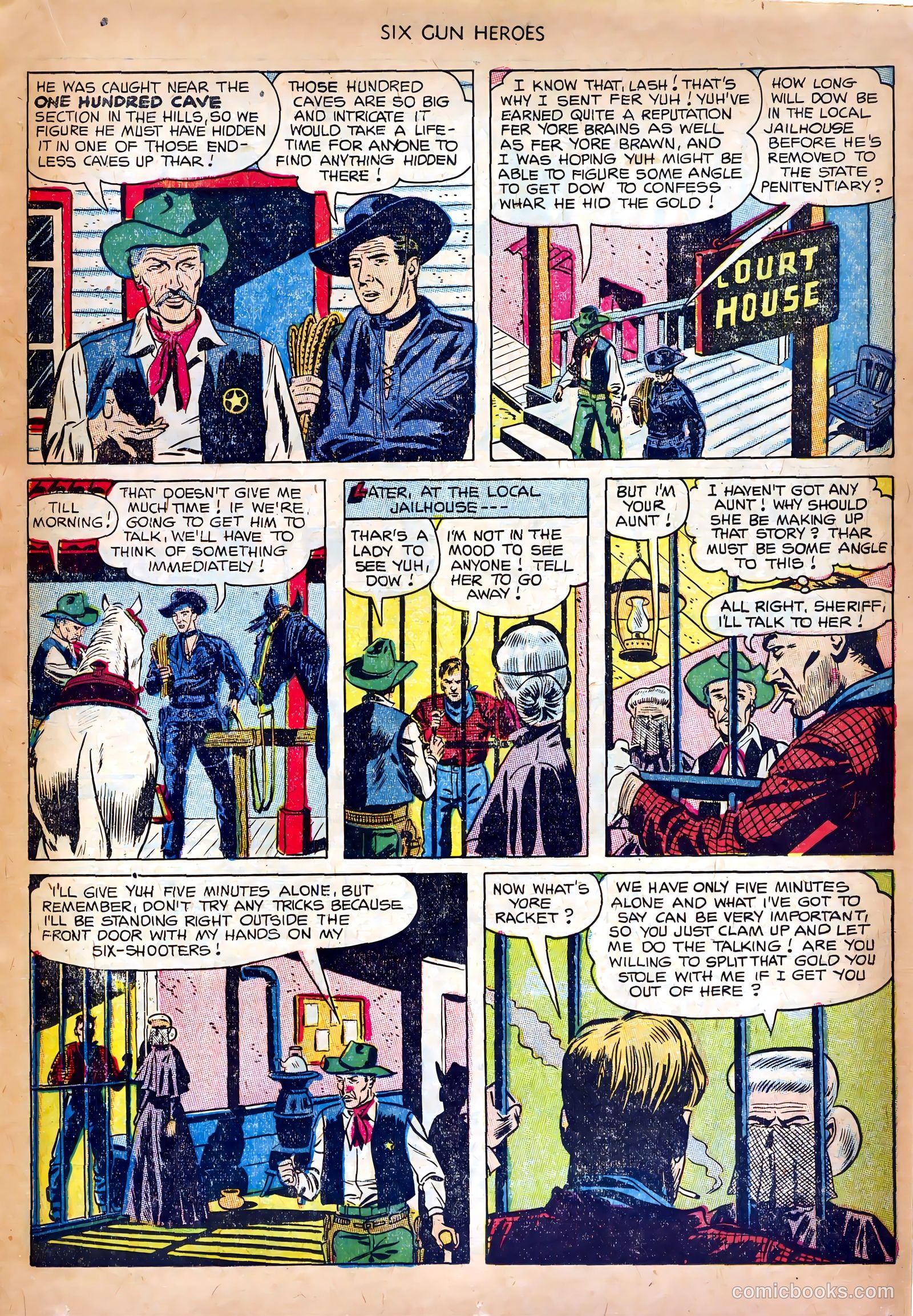 Six-Gun Heroes #19 (1953) — page 15 of 36