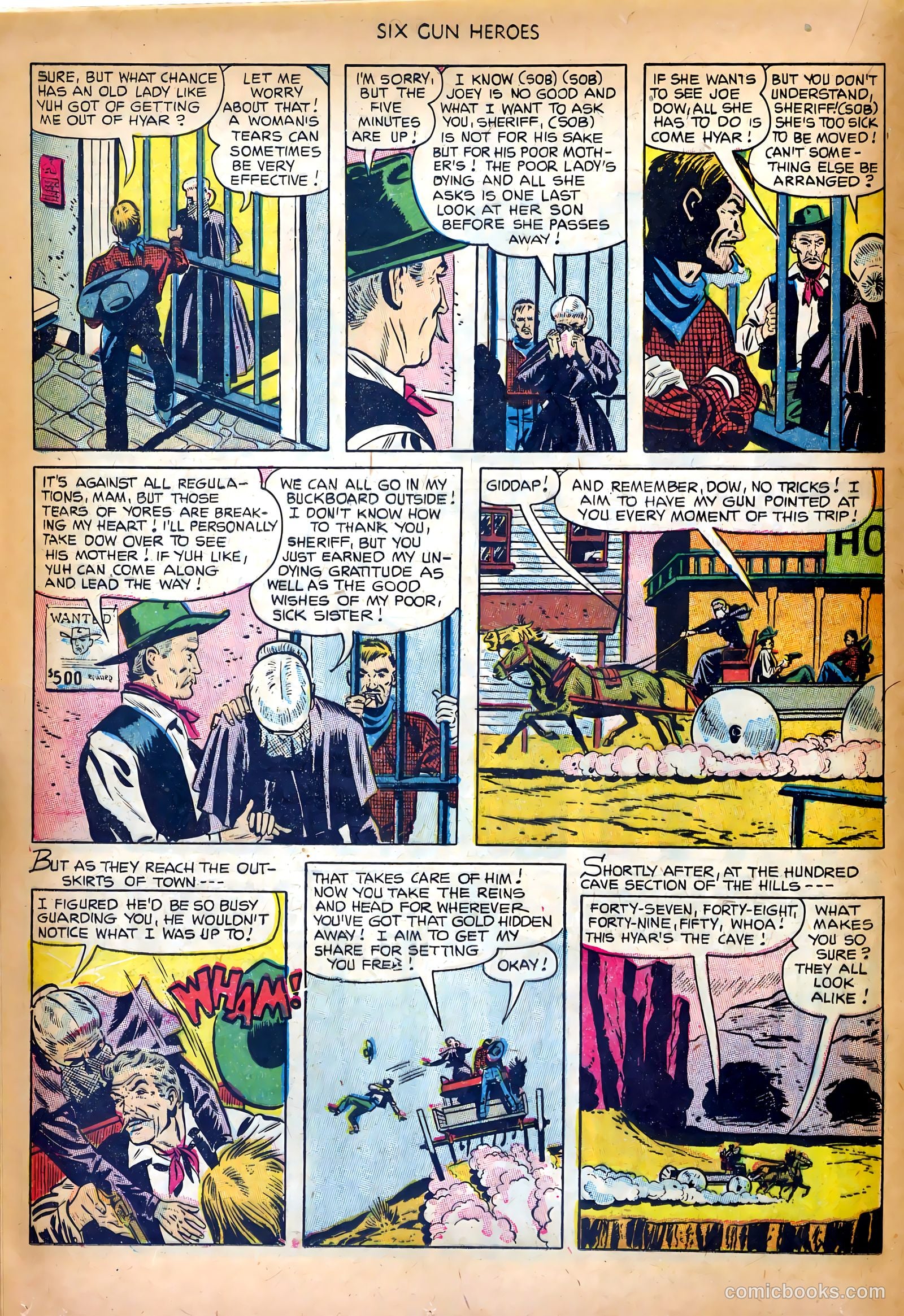 Six-Gun Heroes #19 (1953) — page 16 of 36