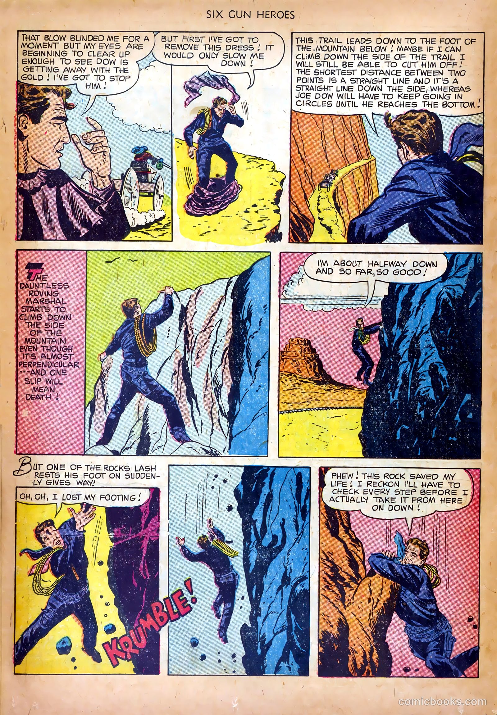 Six-Gun Heroes #19 (1953) — page 18 of 36