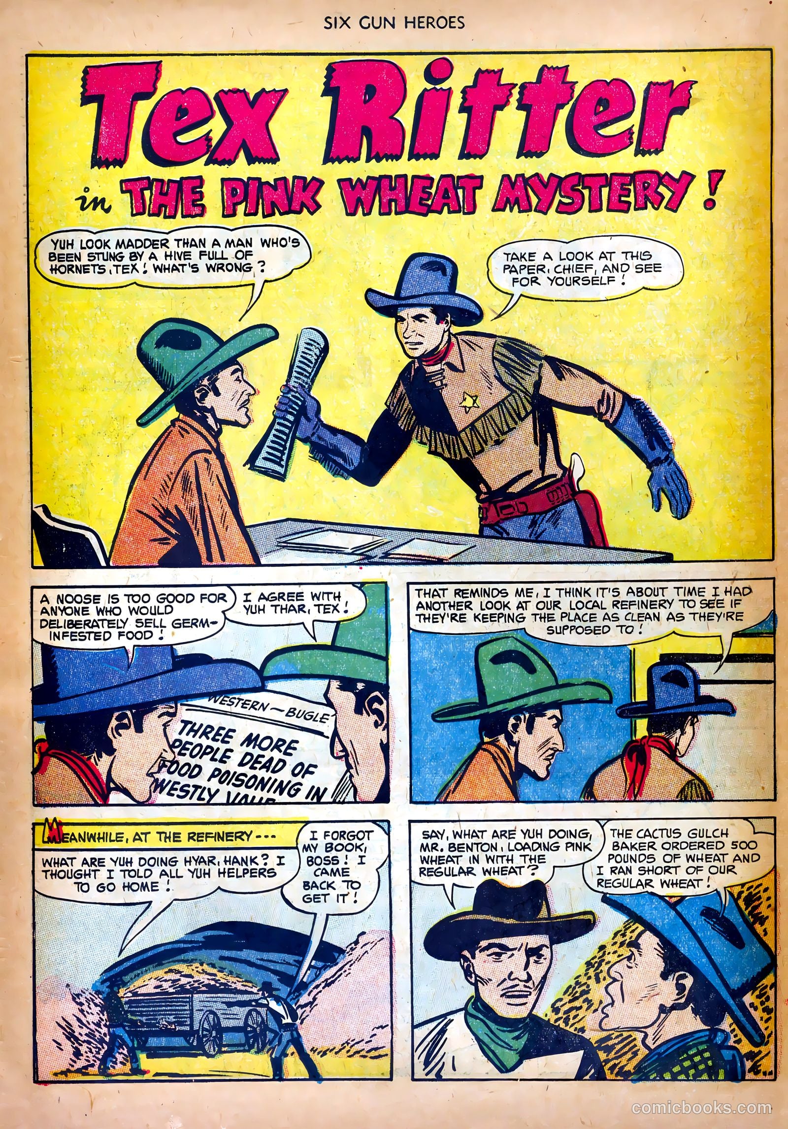 Six-Gun Heroes #19 (1953) — page 22 of 36