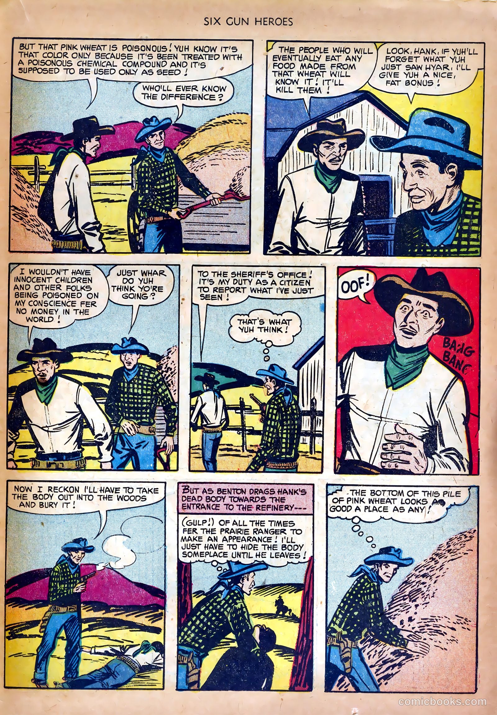 Six-Gun Heroes #19 (1953) — page 23 of 36