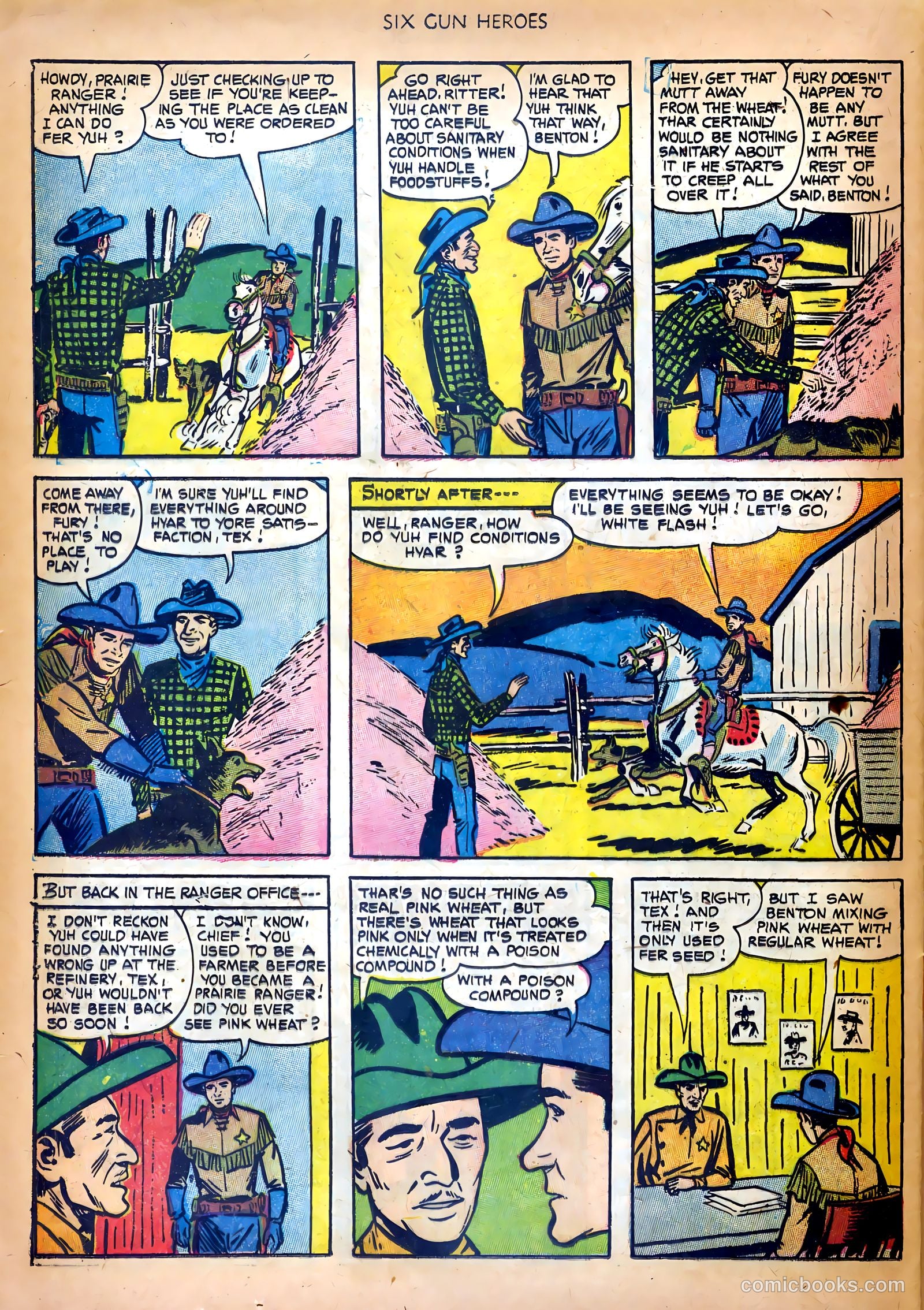 Six-Gun Heroes #19 (1953) — page 24 of 36