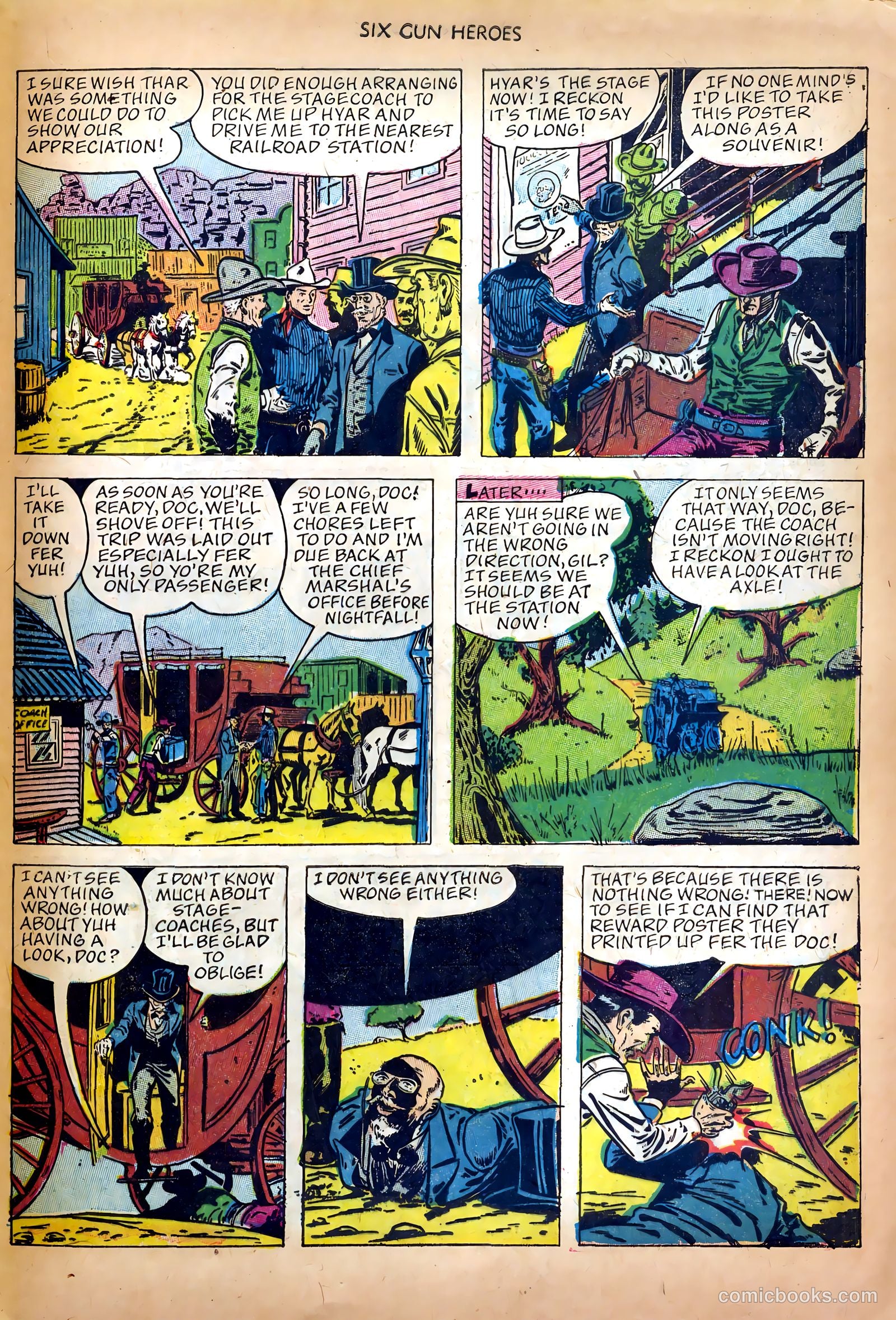 Six-Gun Heroes #19 (1953) — page 29 of 36