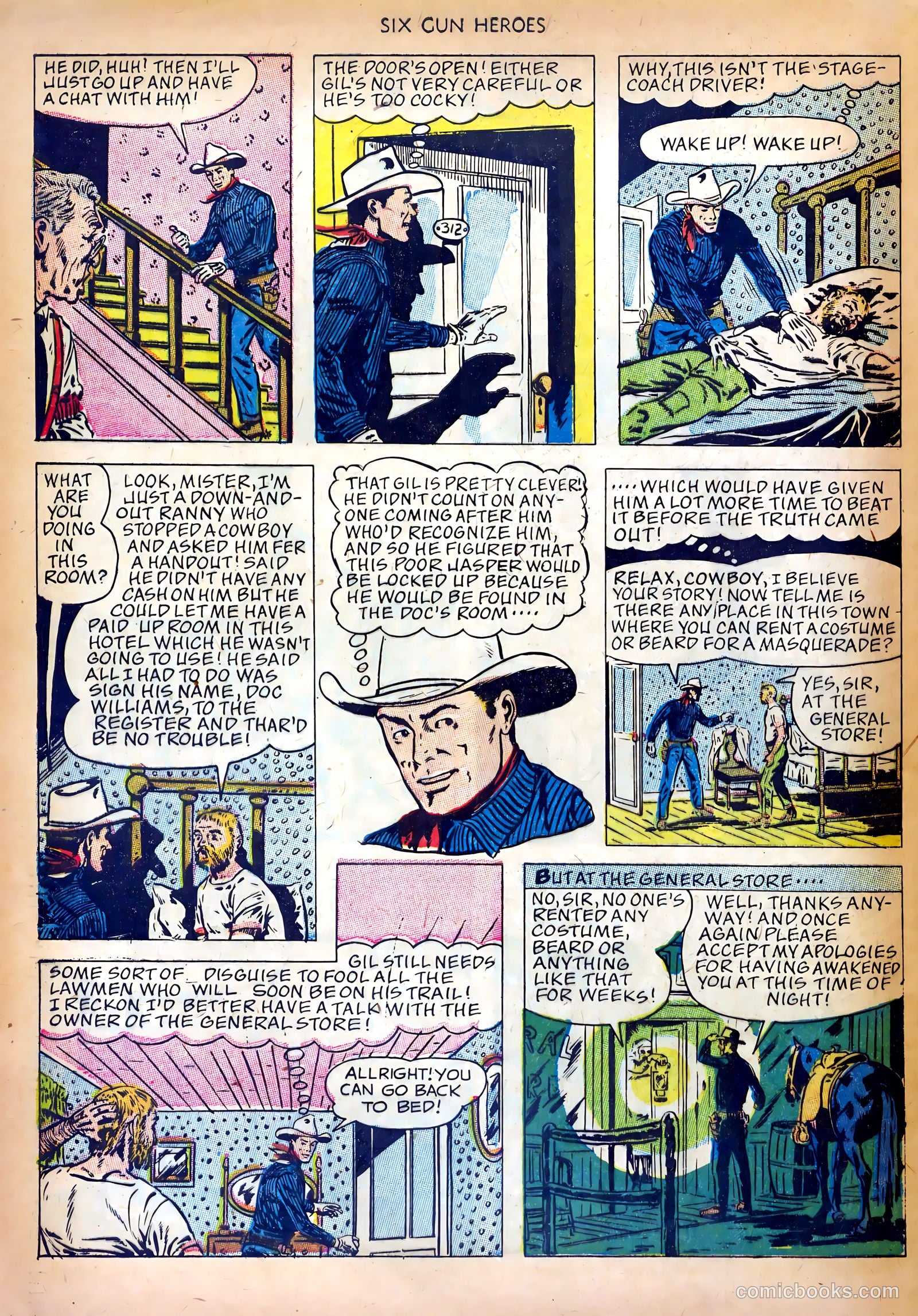 Six-Gun Heroes #19 (1953) — page 32 of 36