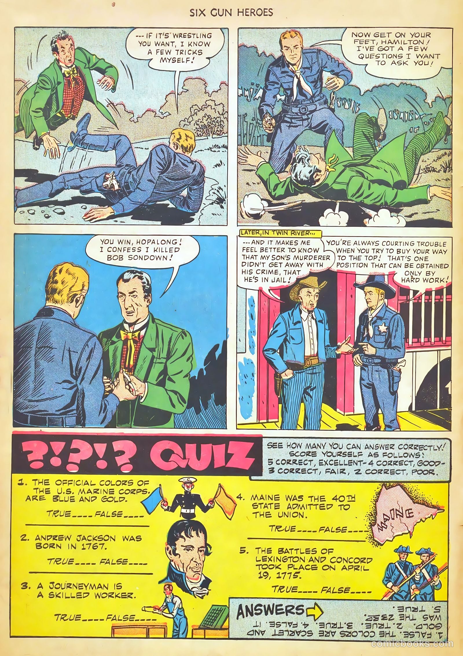 Six-Gun Heroes #2 (1950) — page 10 of 37