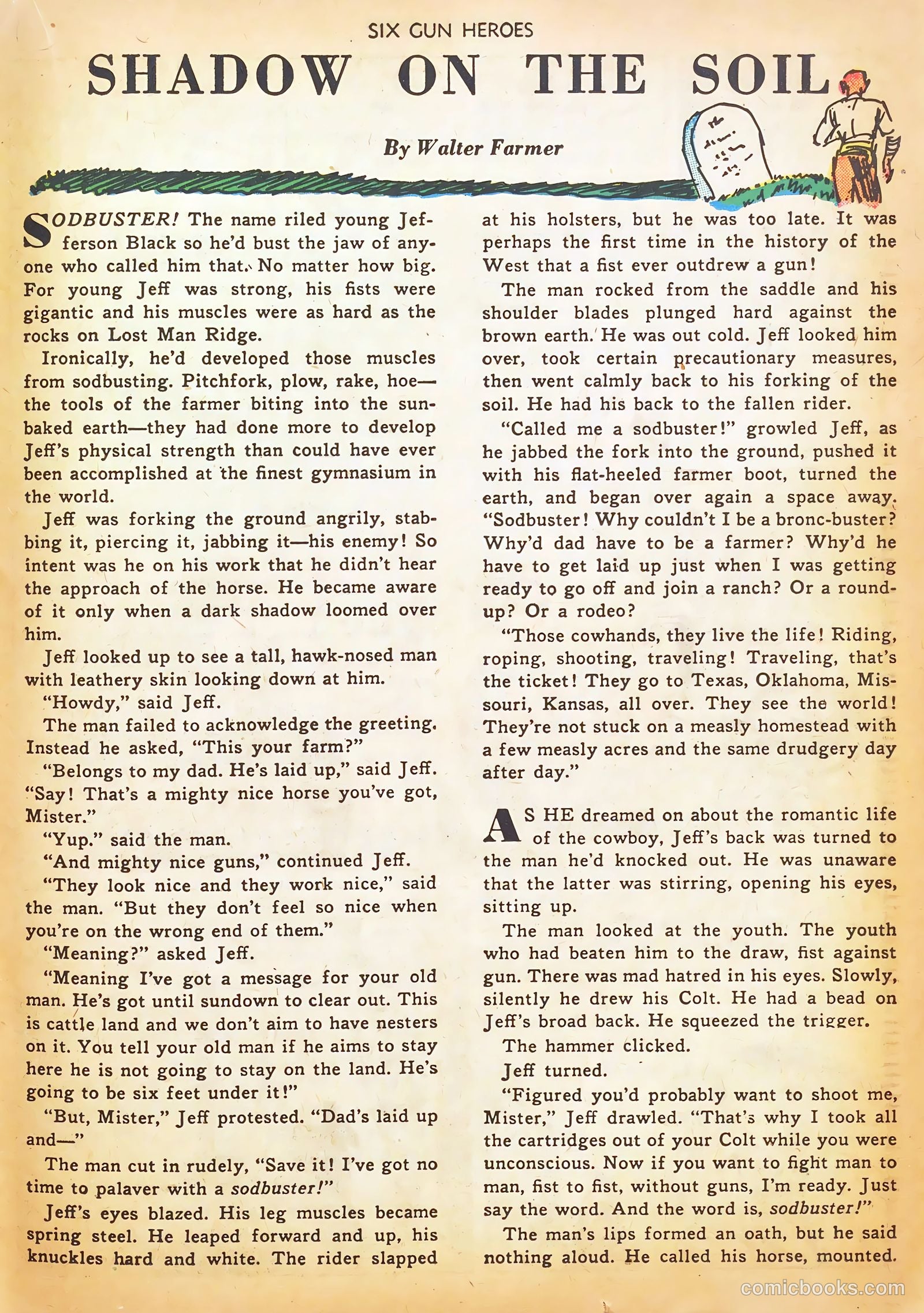 Six-Gun Heroes #2 (1950) — page 23 of 37