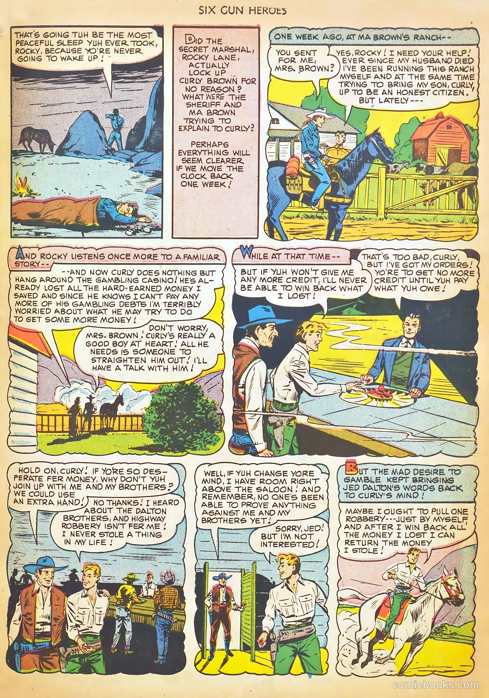 Six-Gun Heroes #2 (1950) — page 27 of 37