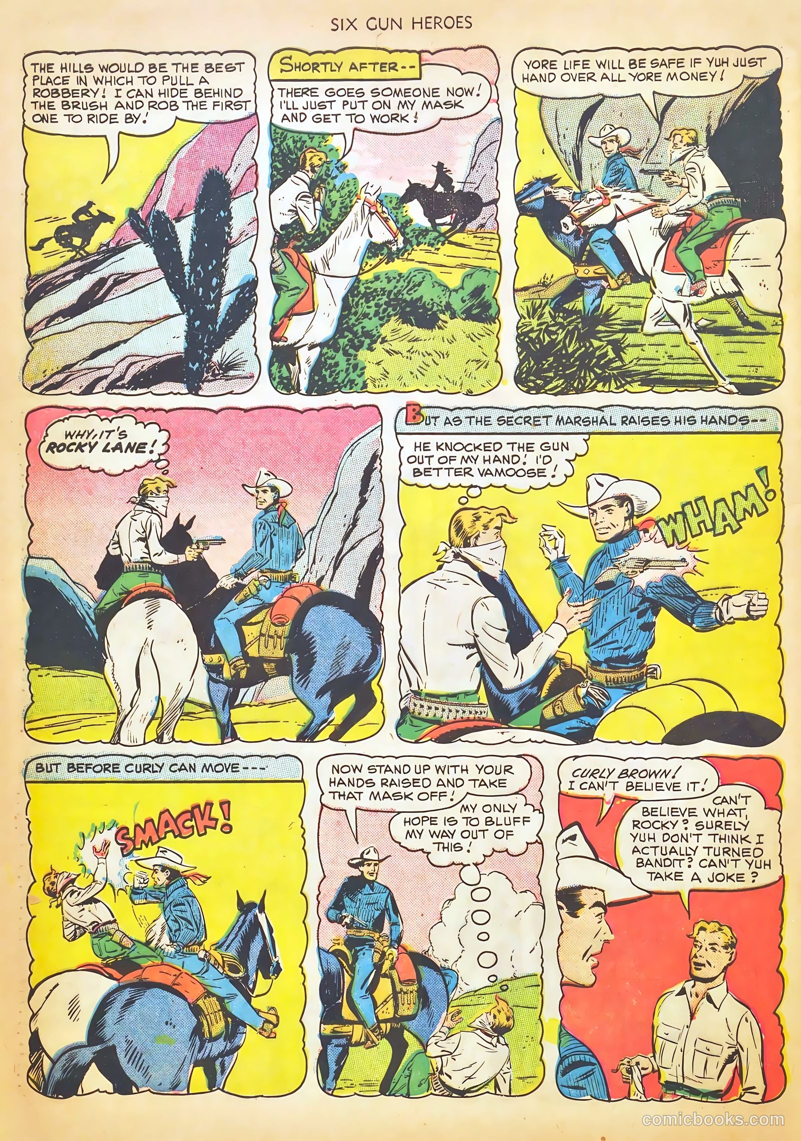 Six-Gun Heroes #2 (1950) — page 28 of 37