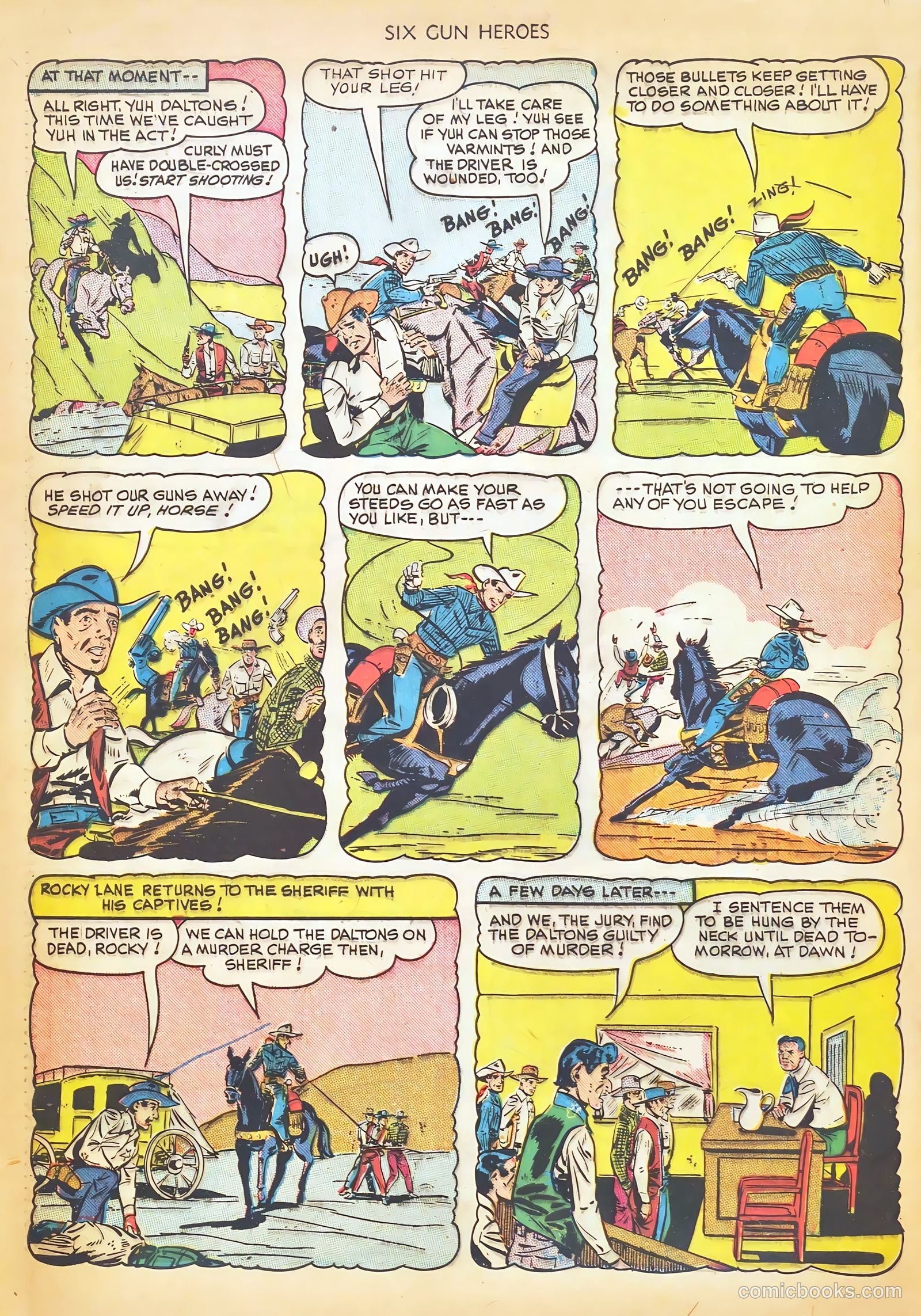 Six-Gun Heroes #2 (1950) — page 32 of 37