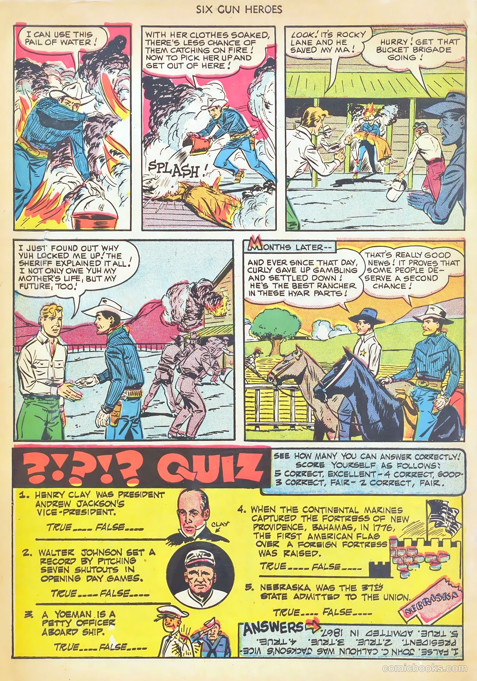 Six-Gun Heroes #2 (1950) — page 34 of 37