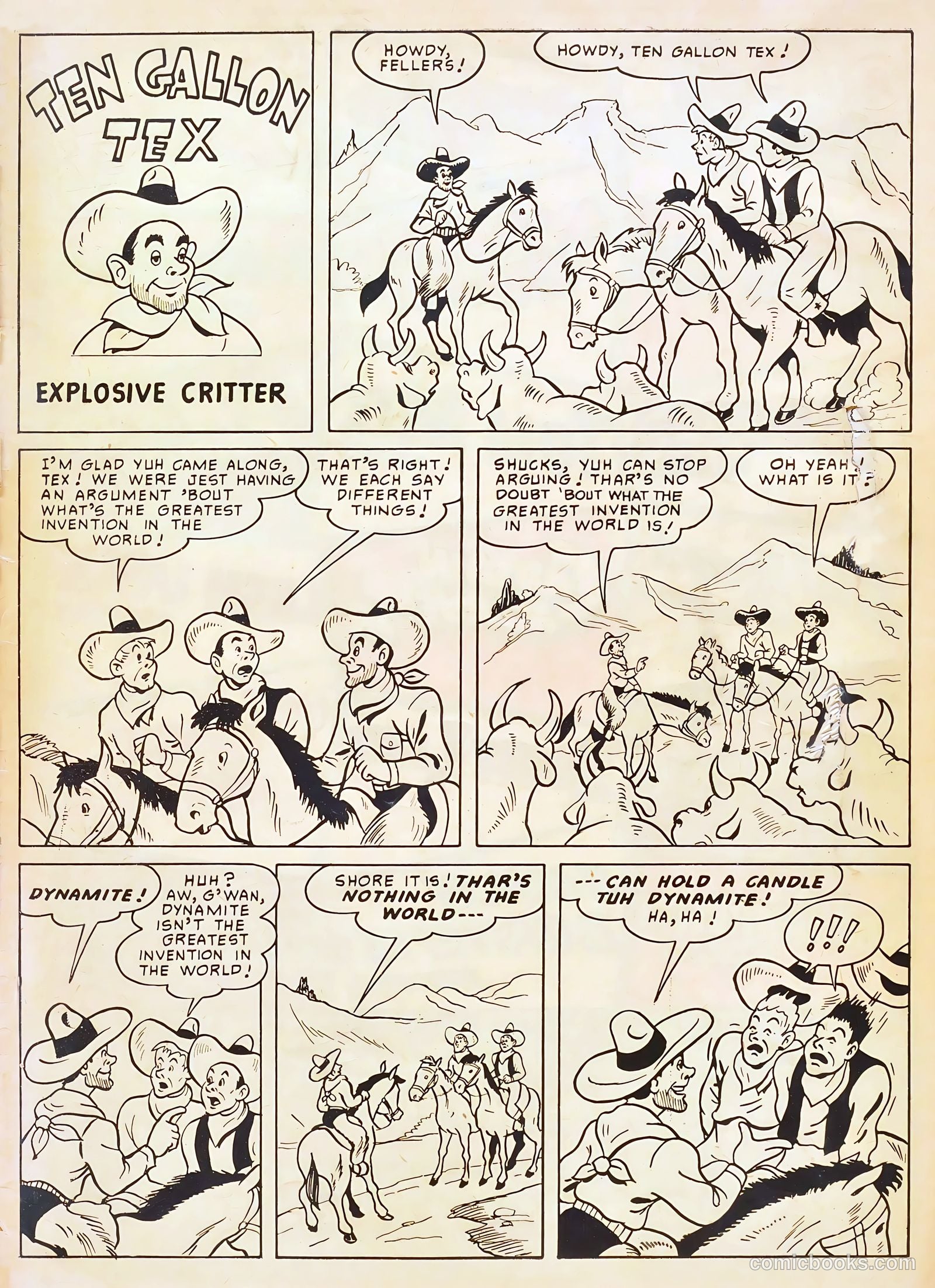 Six-Gun Heroes #2 (1950) — page 35 of 37