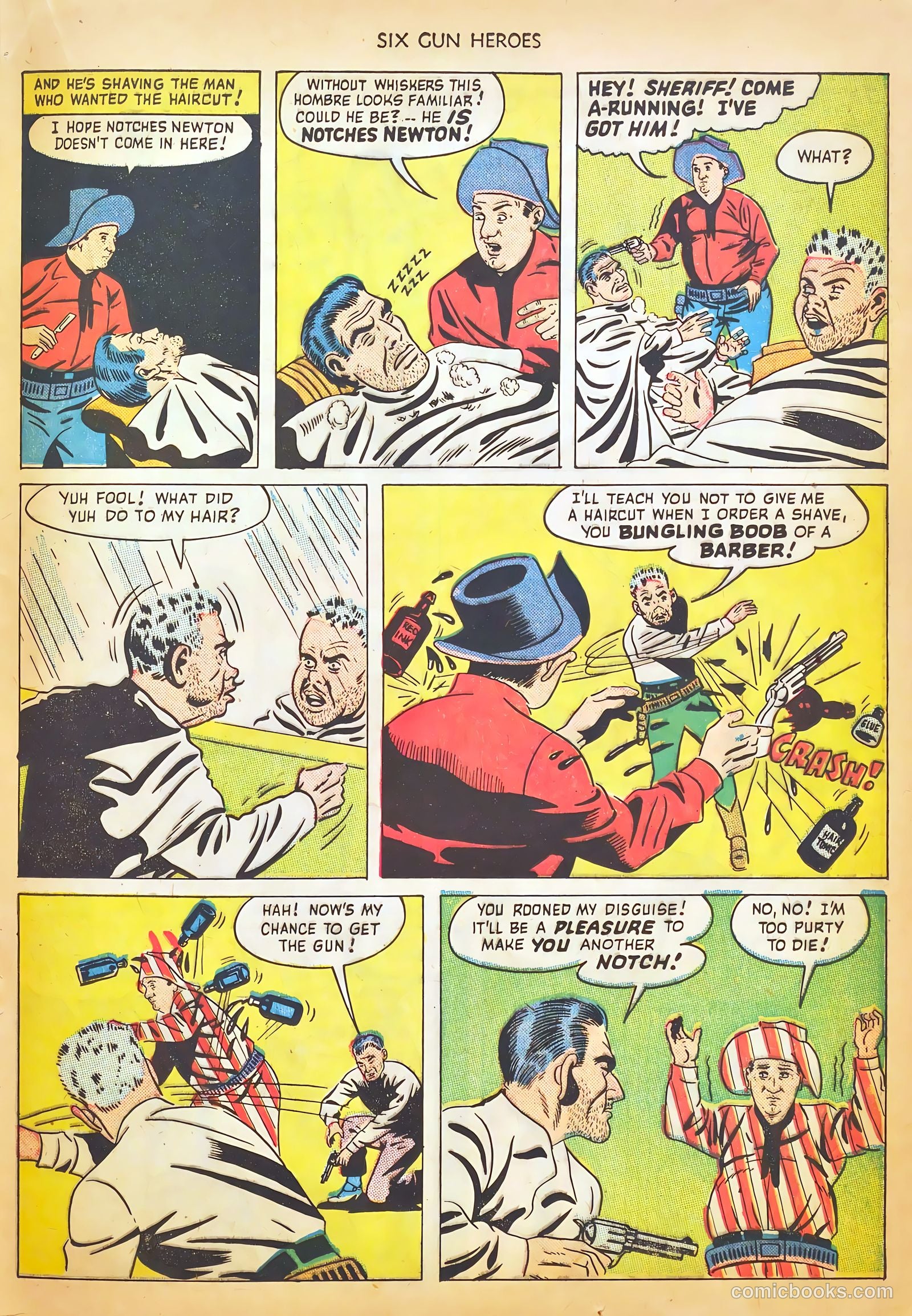 Six-Gun Heroes #2 (1950) — page 21 of 37