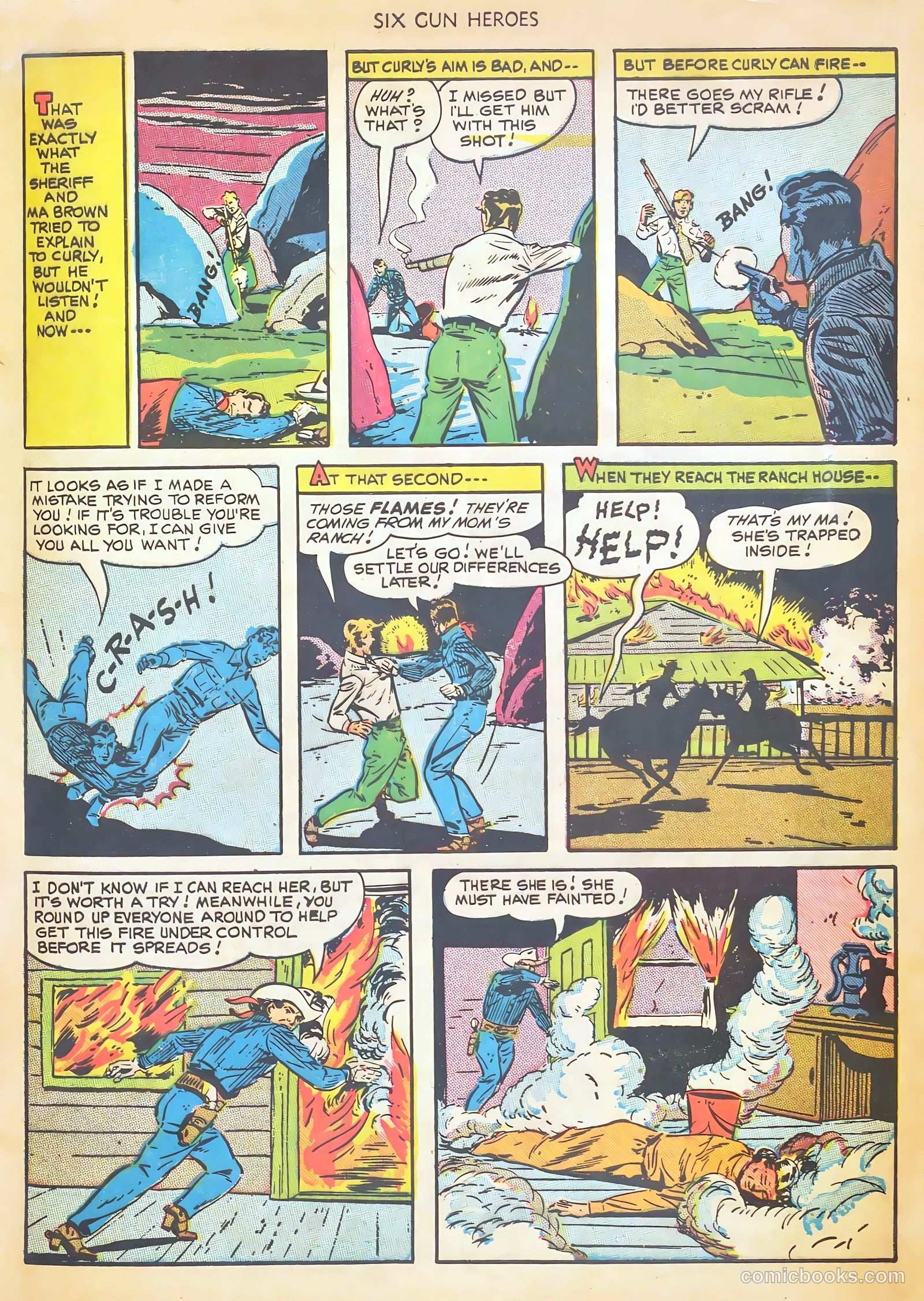 Six-Gun Heroes #2 (1950) — page 33 of 37