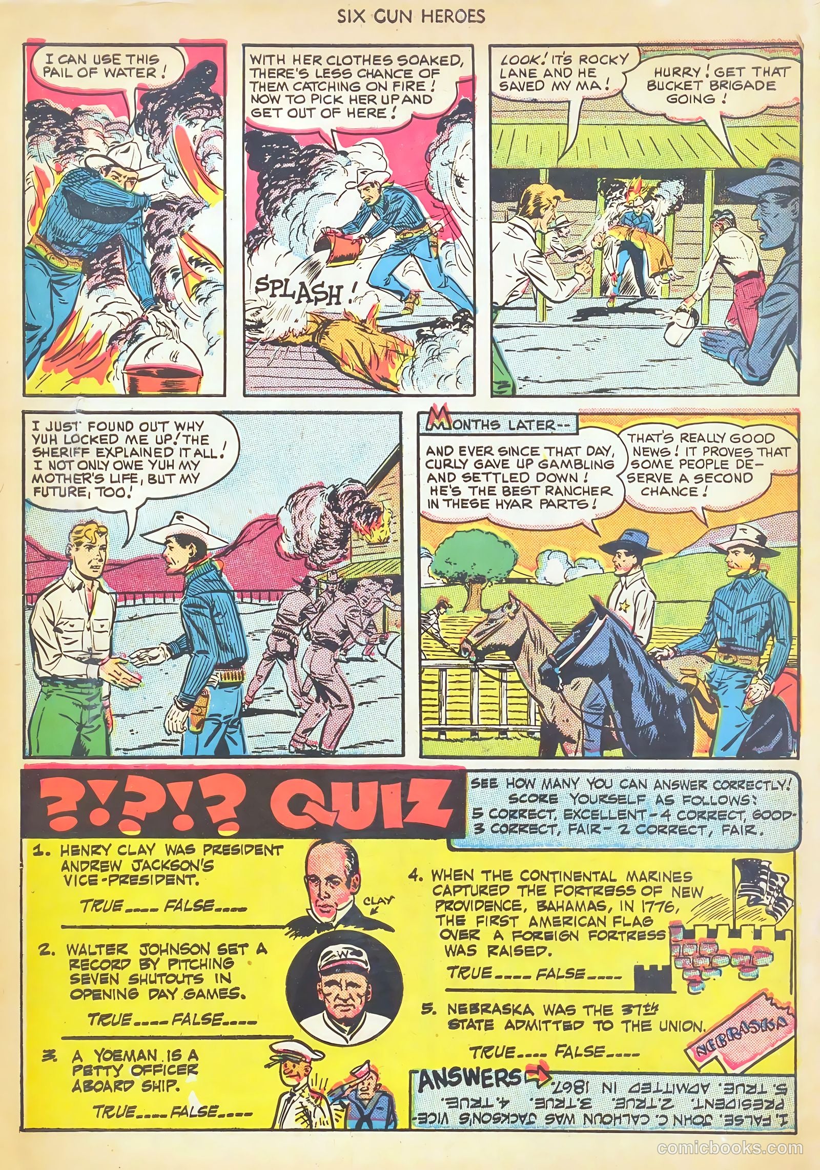 Six-Gun Heroes #2 (1950) — page 34 of 37