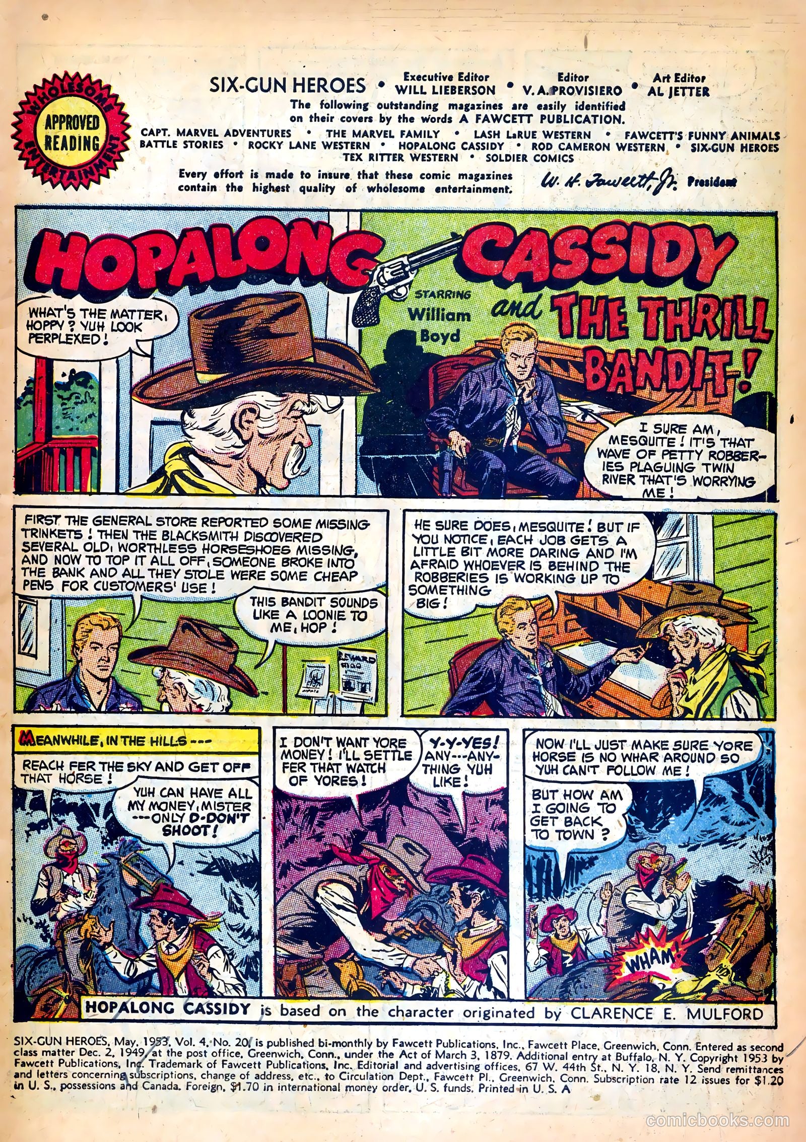 Six-Gun Heroes #20 (1953) — page 3 of 36