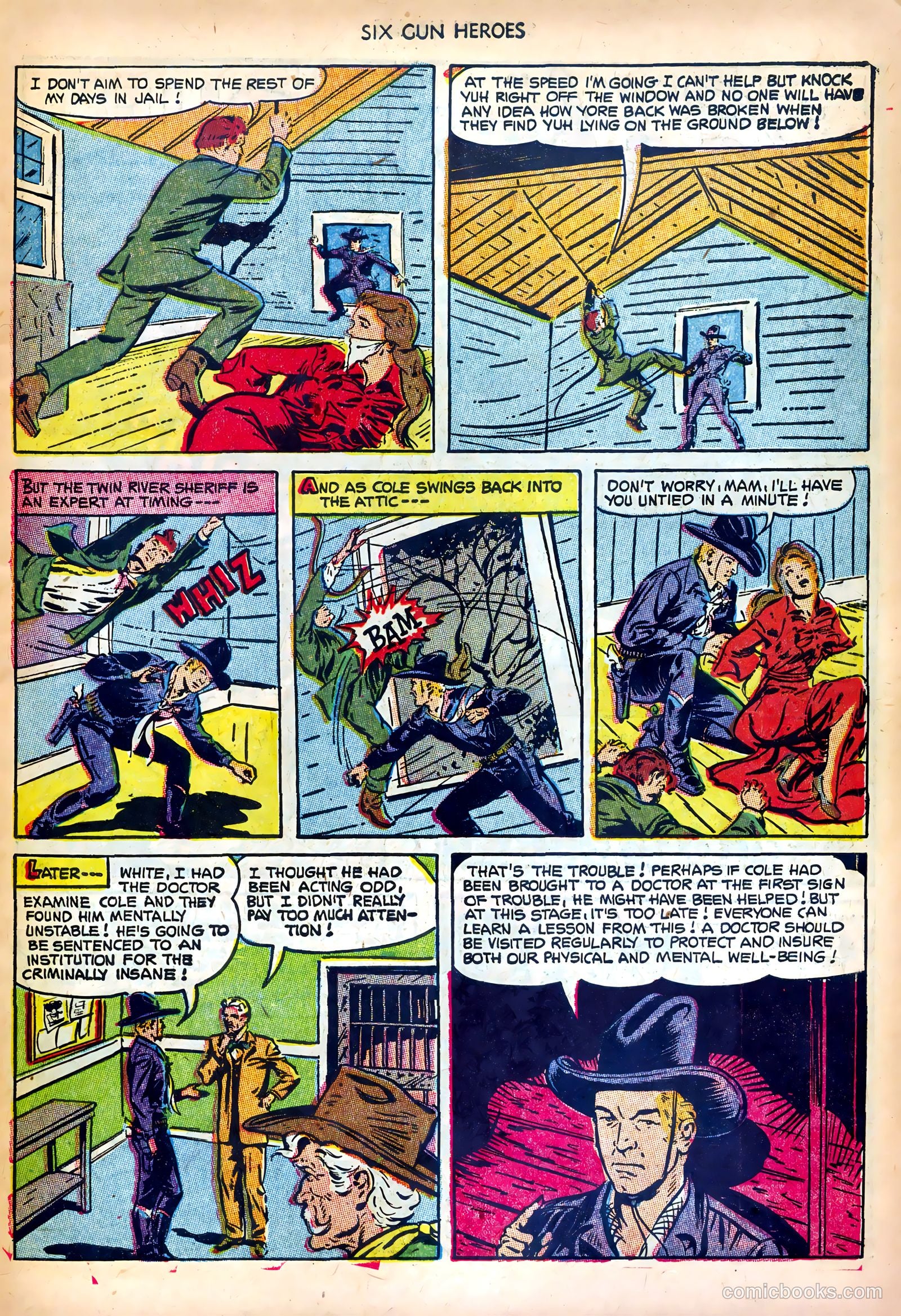 Six-Gun Heroes #20 (1953) — page 7 of 36