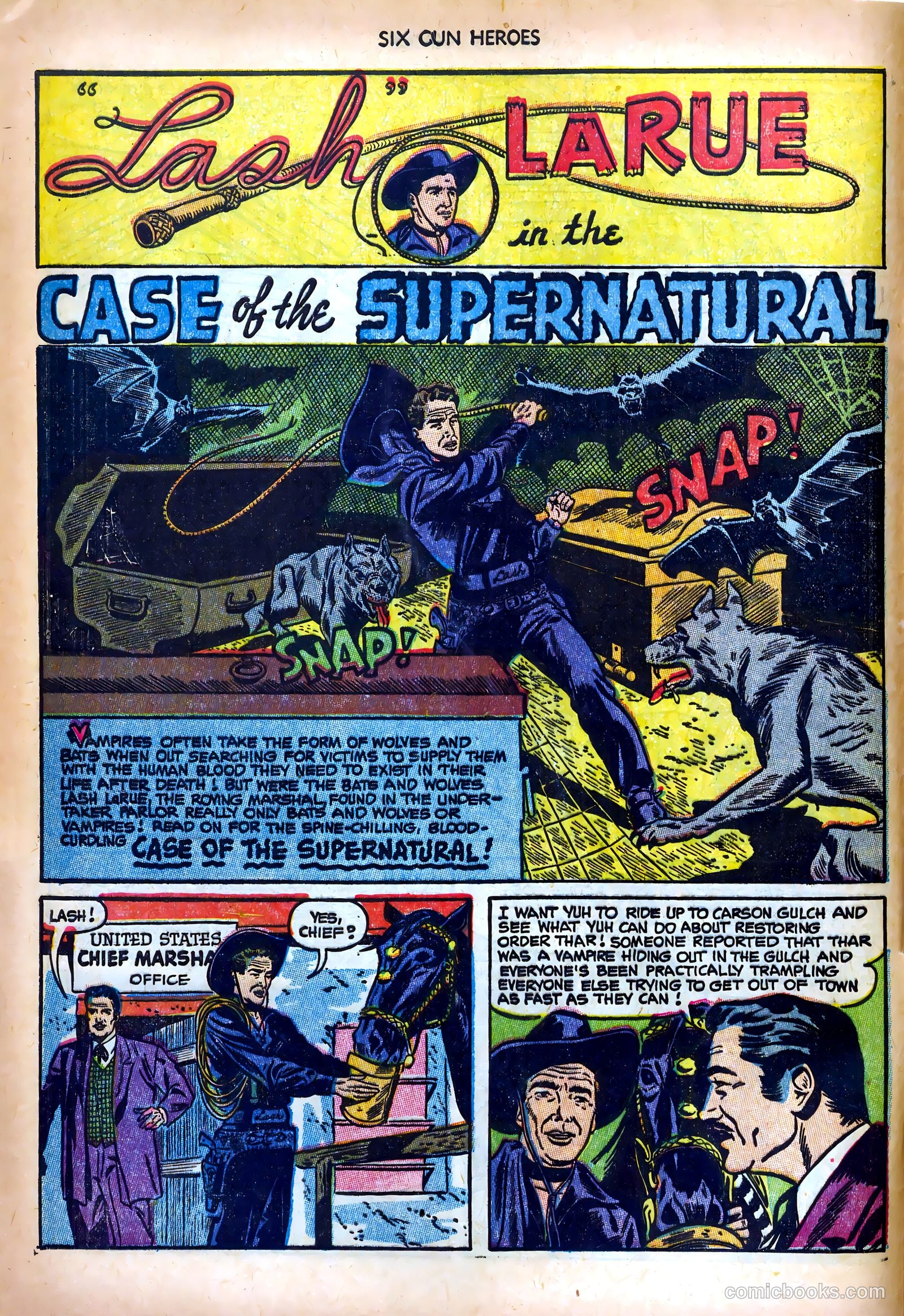 Six-Gun Heroes #20 (1953) — page 8 of 36
