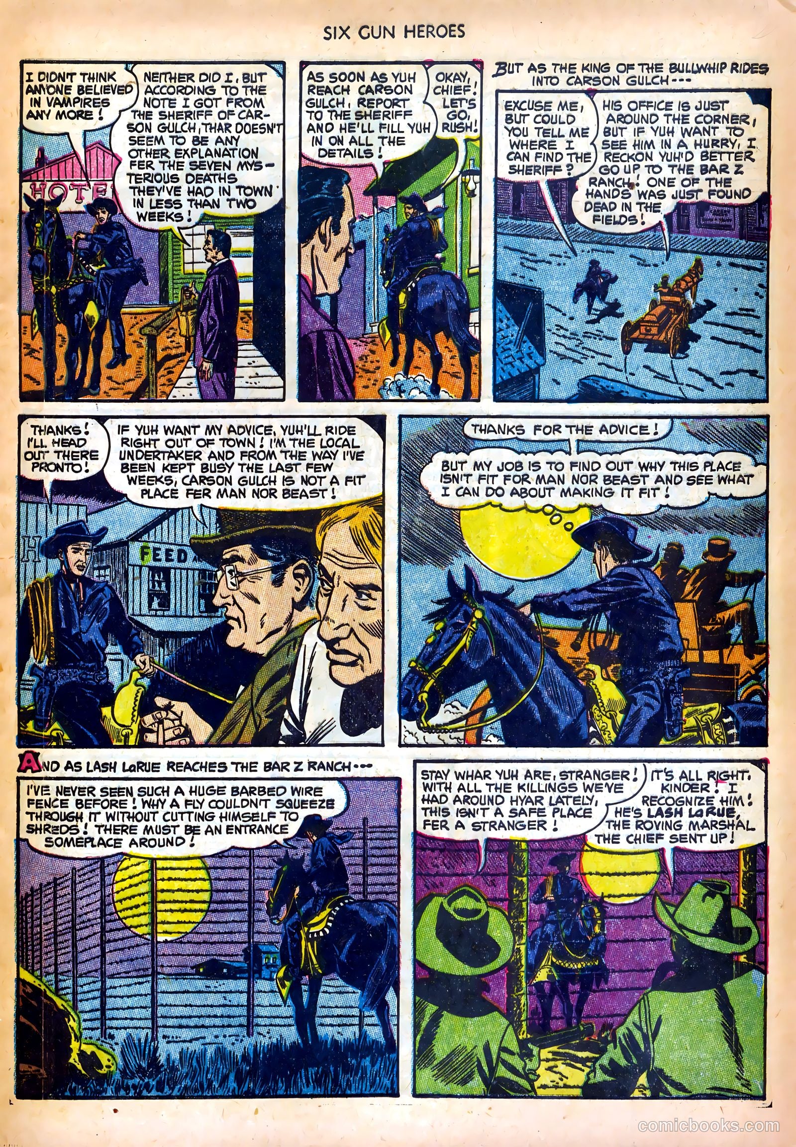 Six-Gun Heroes #20 (1953) — page 9 of 36