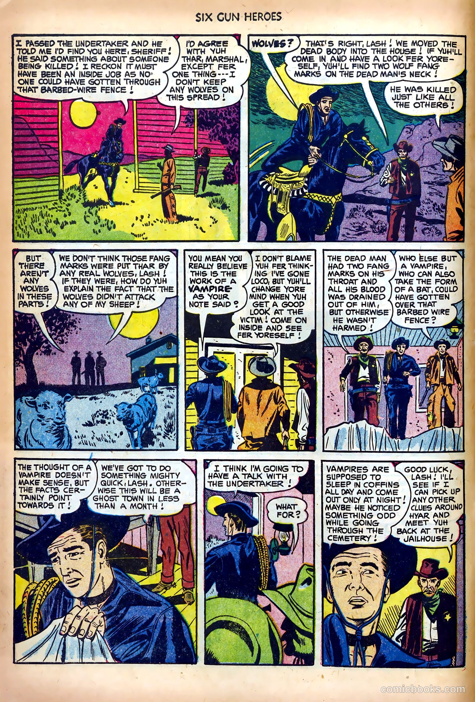 Six-Gun Heroes #20 (1953) — page 10 of 36