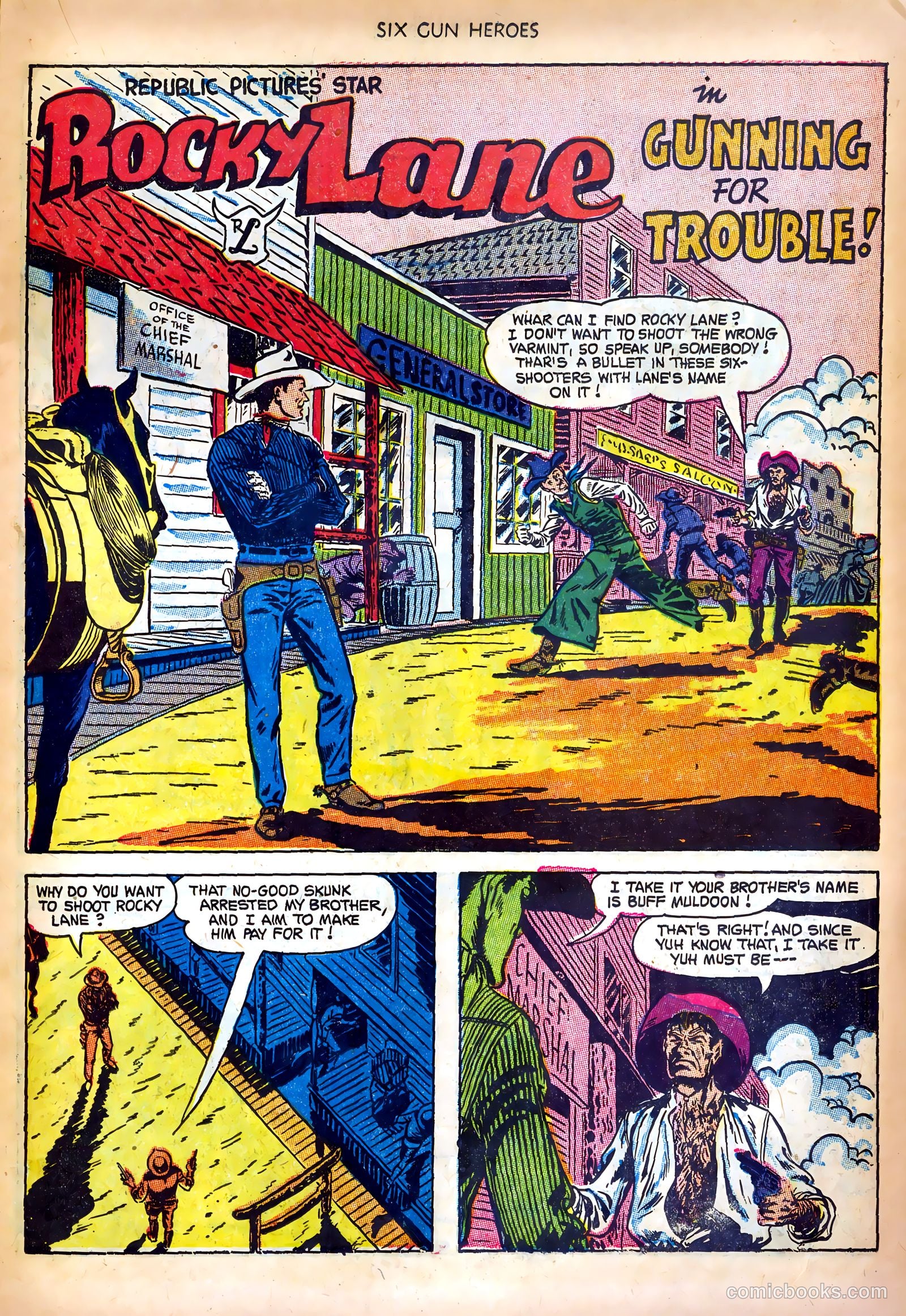 Six-Gun Heroes #20 (1953) — page 15 of 36