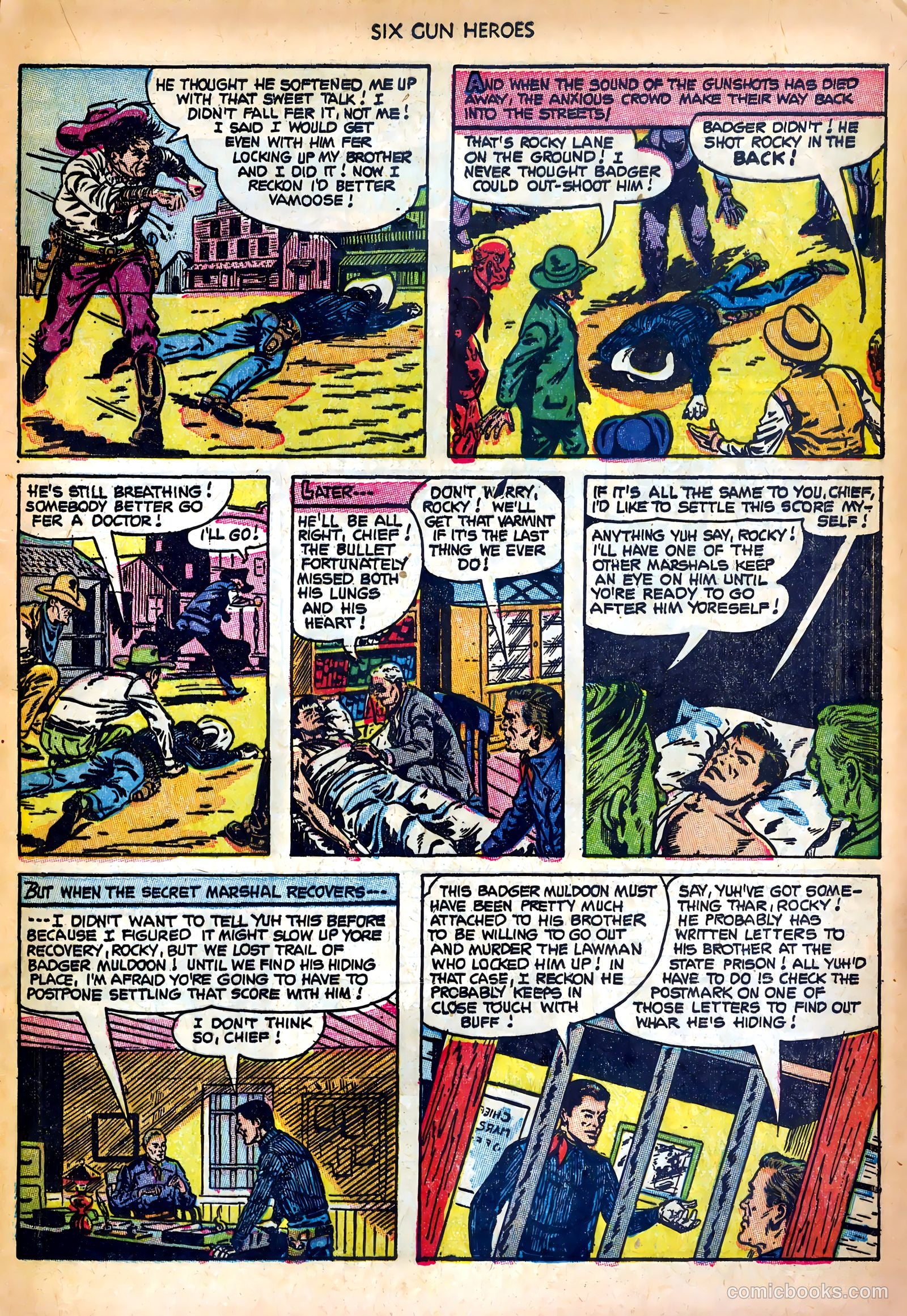Six-Gun Heroes #20 (1953) — page 17 of 36