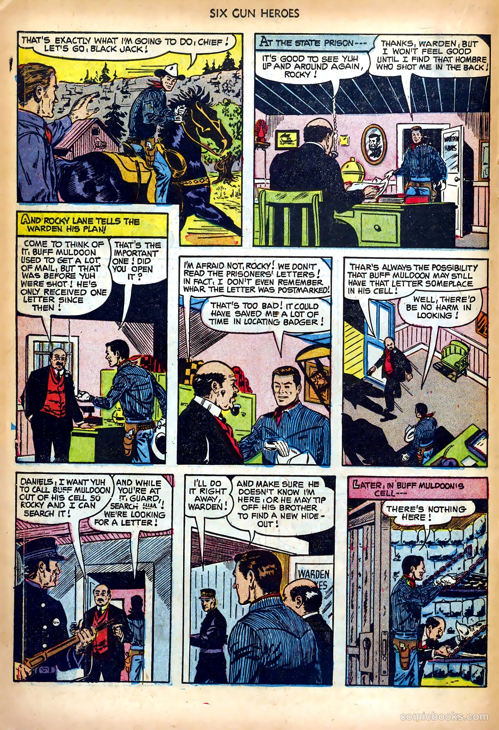Six-Gun Heroes #20 (1953) — page 18 of 36