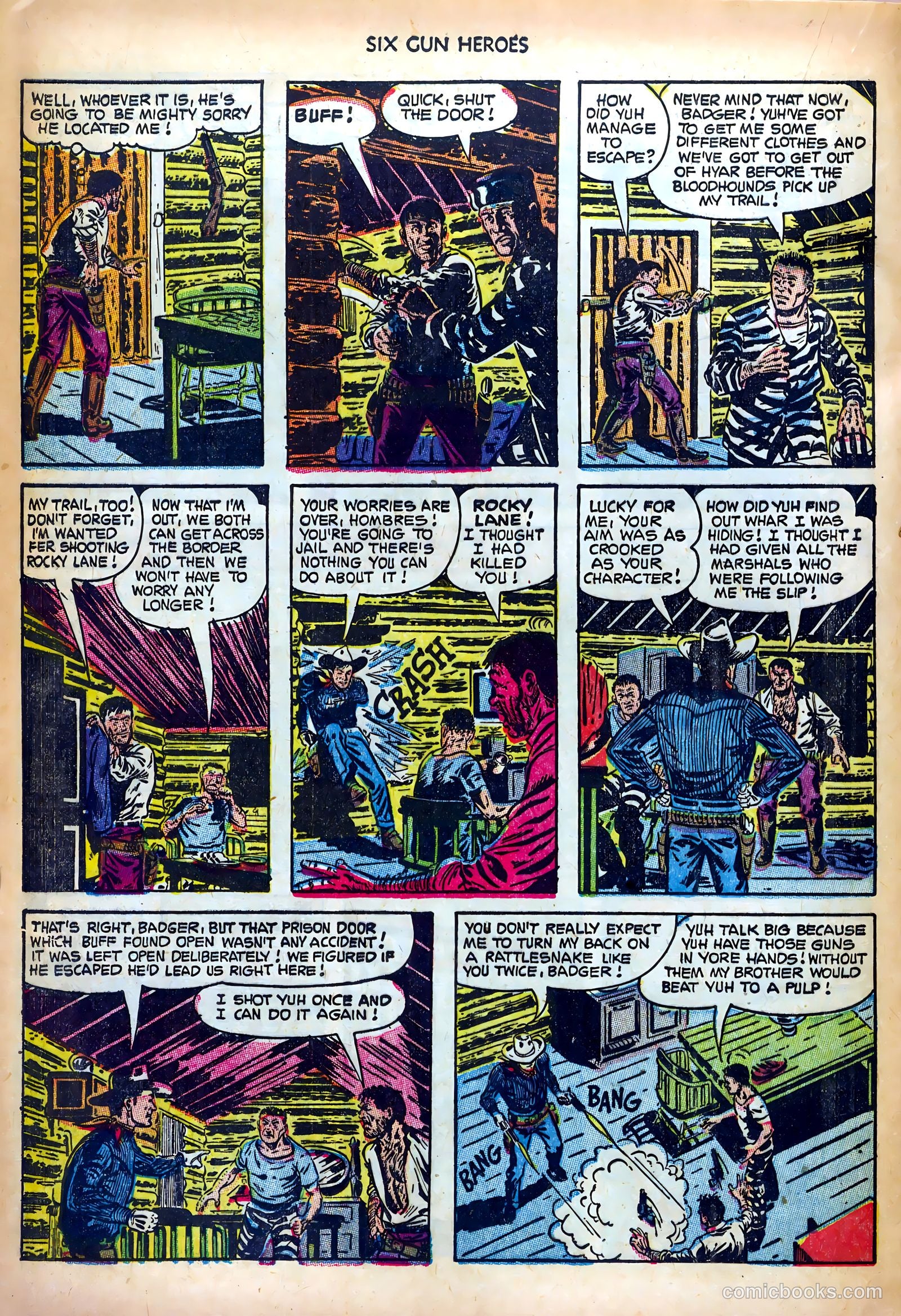 Six-Gun Heroes #20 (1953) — page 20 of 36