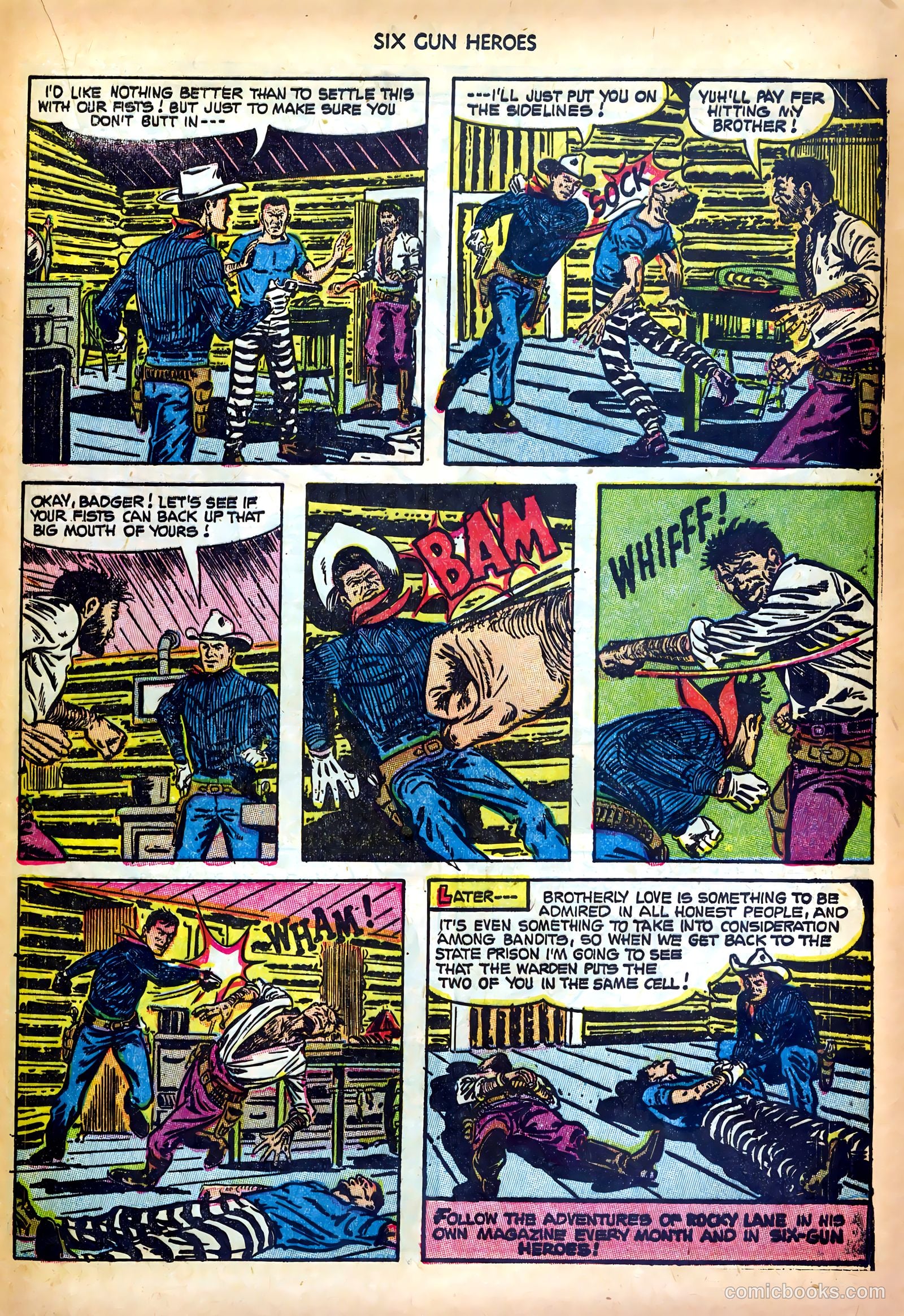 Six-Gun Heroes #20 (1953) — page 21 of 36