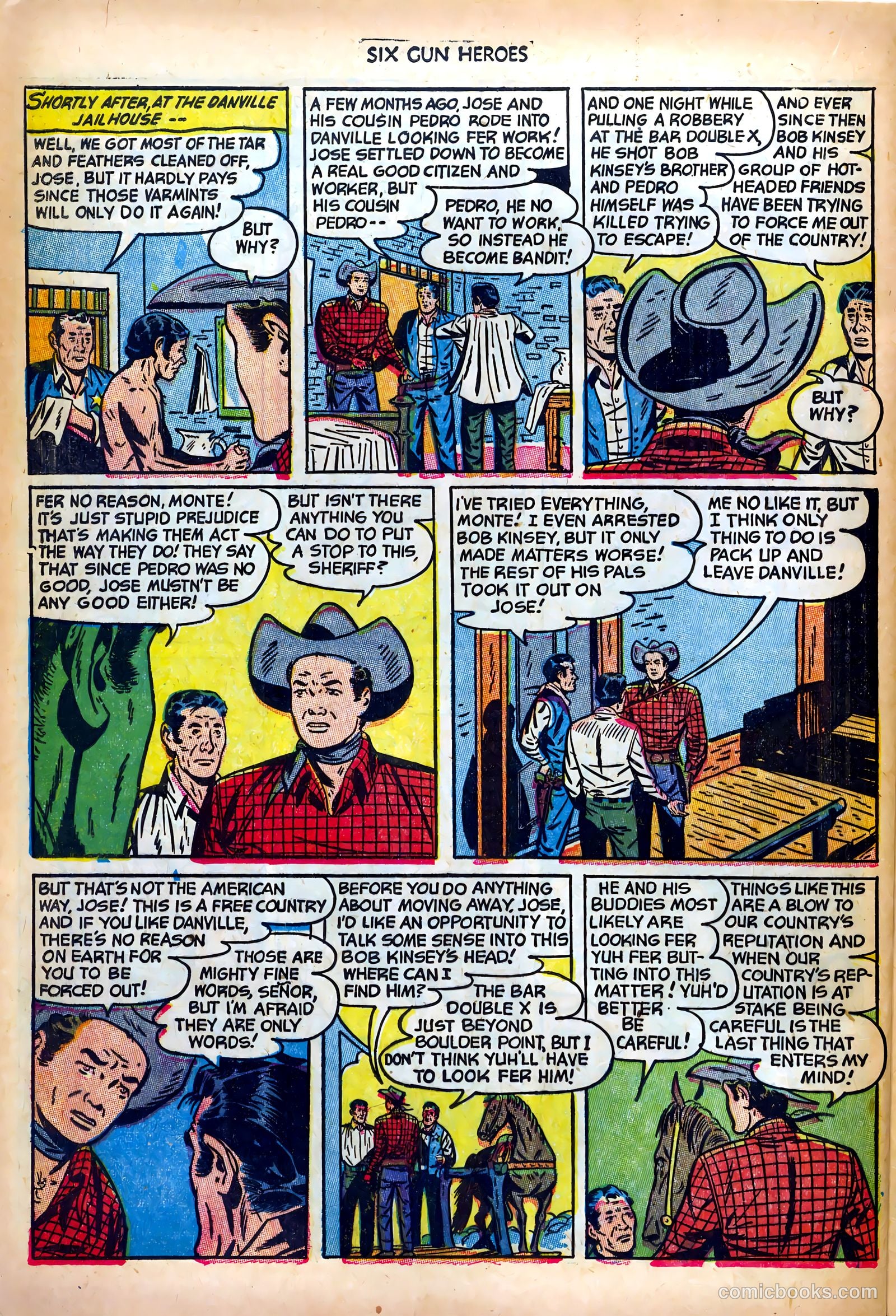 Six-Gun Heroes #20 (1953) — page 24 of 36