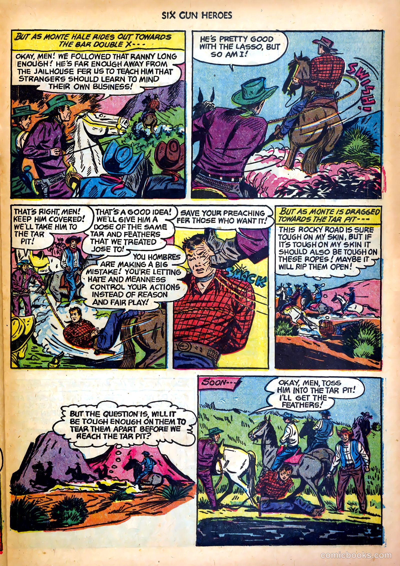 Six-Gun Heroes #20 (1953) — page 25 of 36