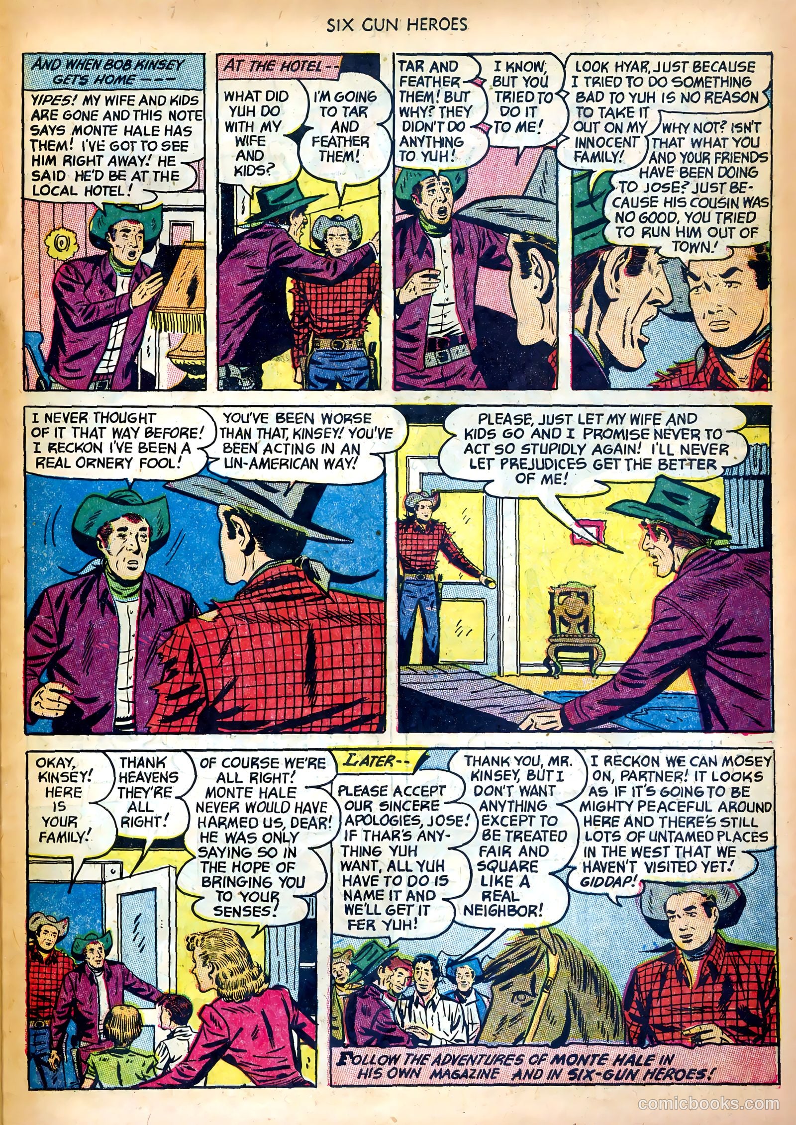 Six-Gun Heroes #20 (1953) — page 27 of 36