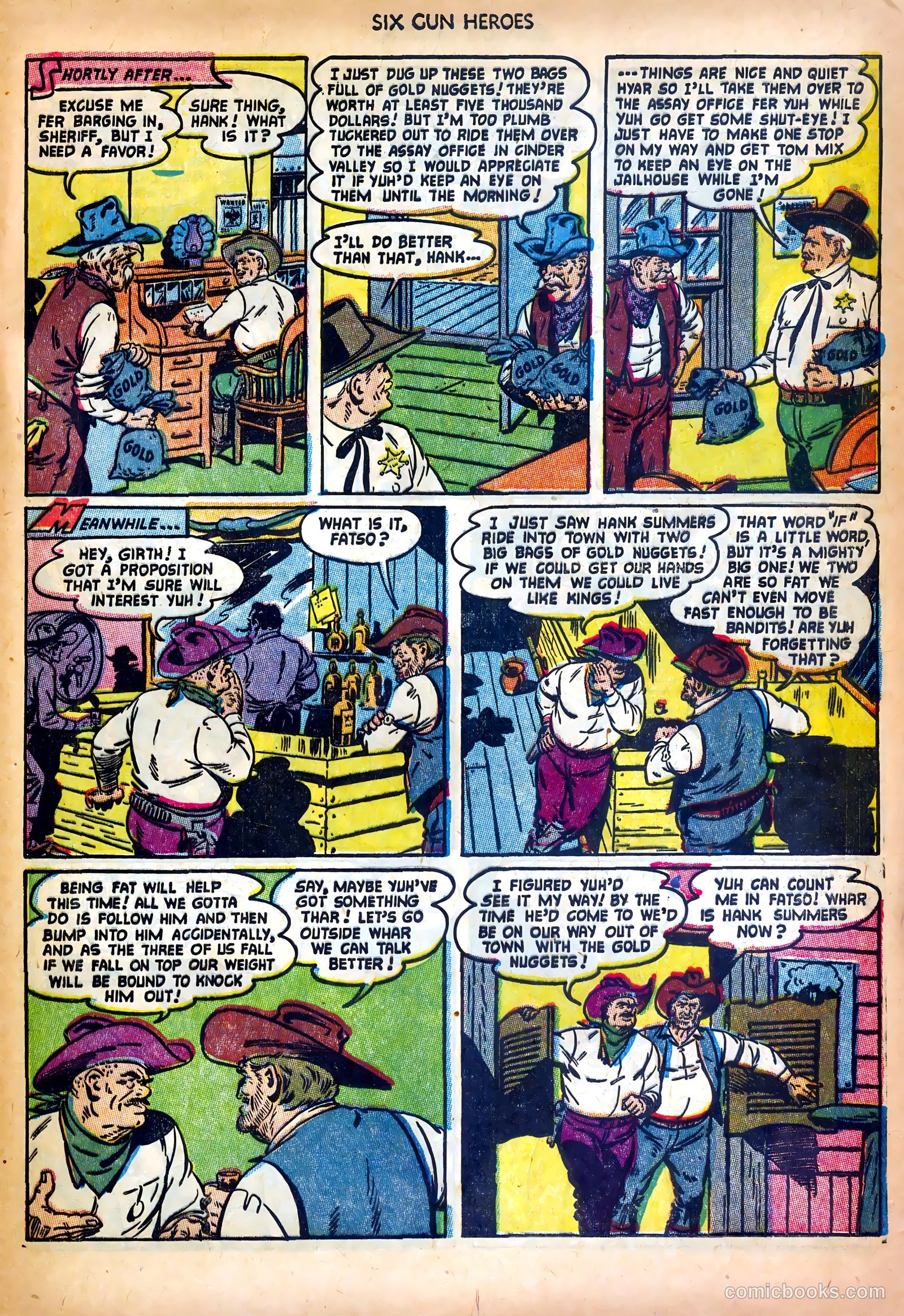 Six-Gun Heroes #20 (1953) — page 29 of 36