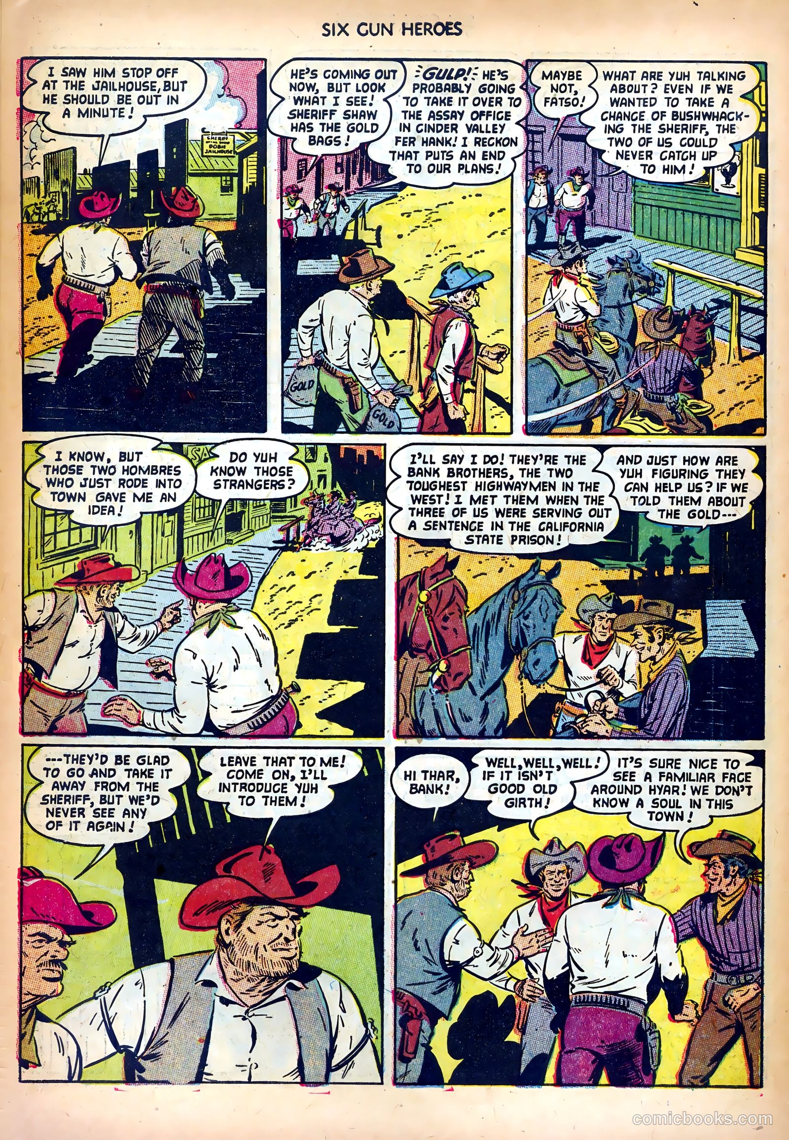 Six-Gun Heroes #20 (1953) — page 30 of 36