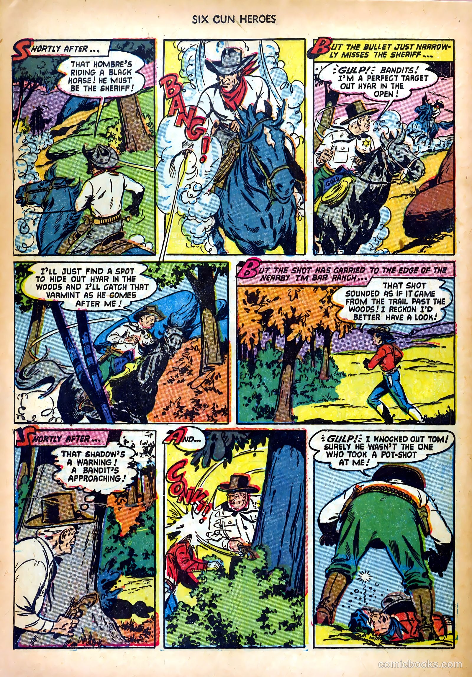Six-Gun Heroes #20 (1953) — page 32 of 36