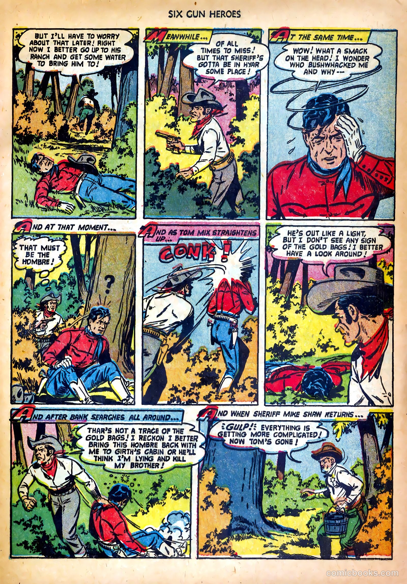 Six-Gun Heroes #20 (1953) — page 33 of 36