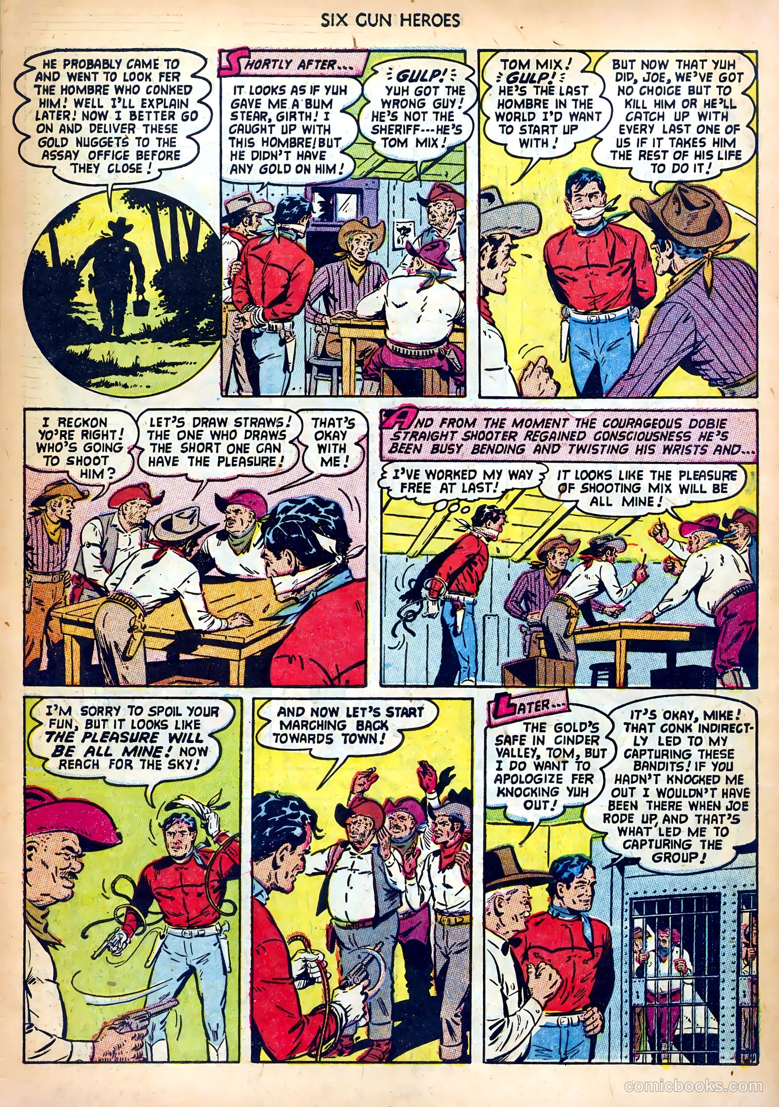 Six-Gun Heroes #20 (1953) — page 34 of 36