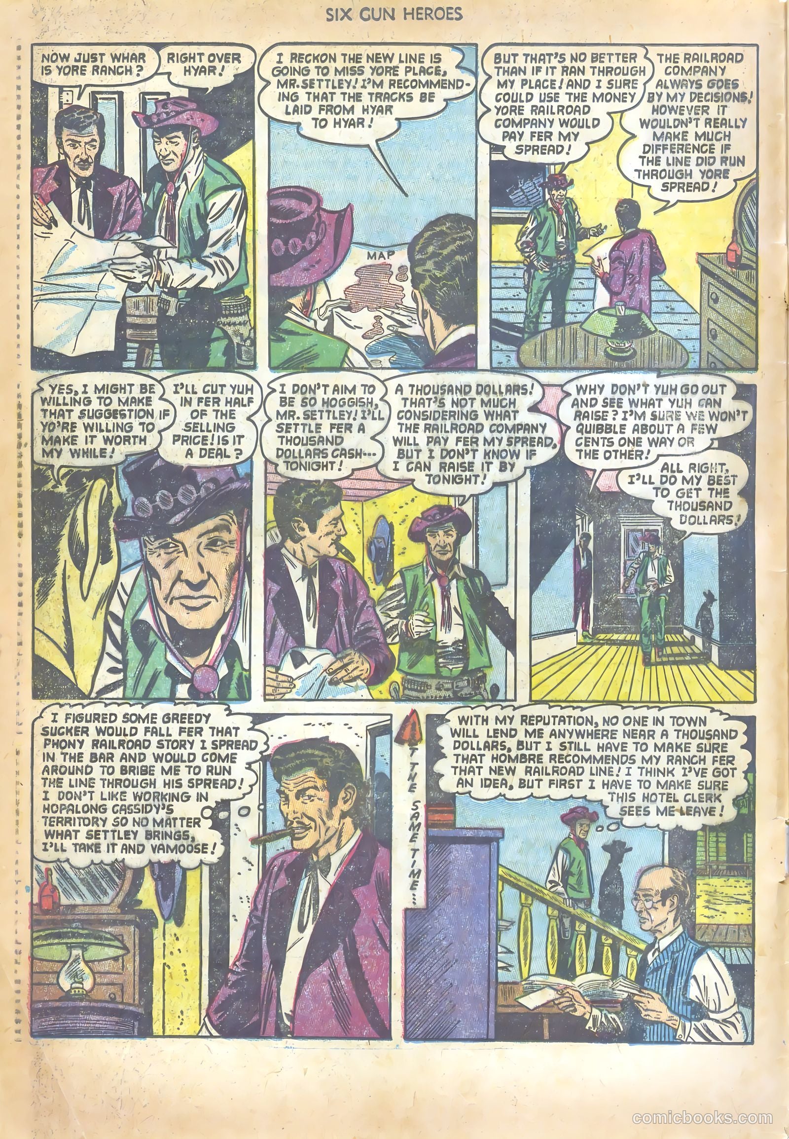 Six-Gun Heroes #21 (1953) — page 4 of 36