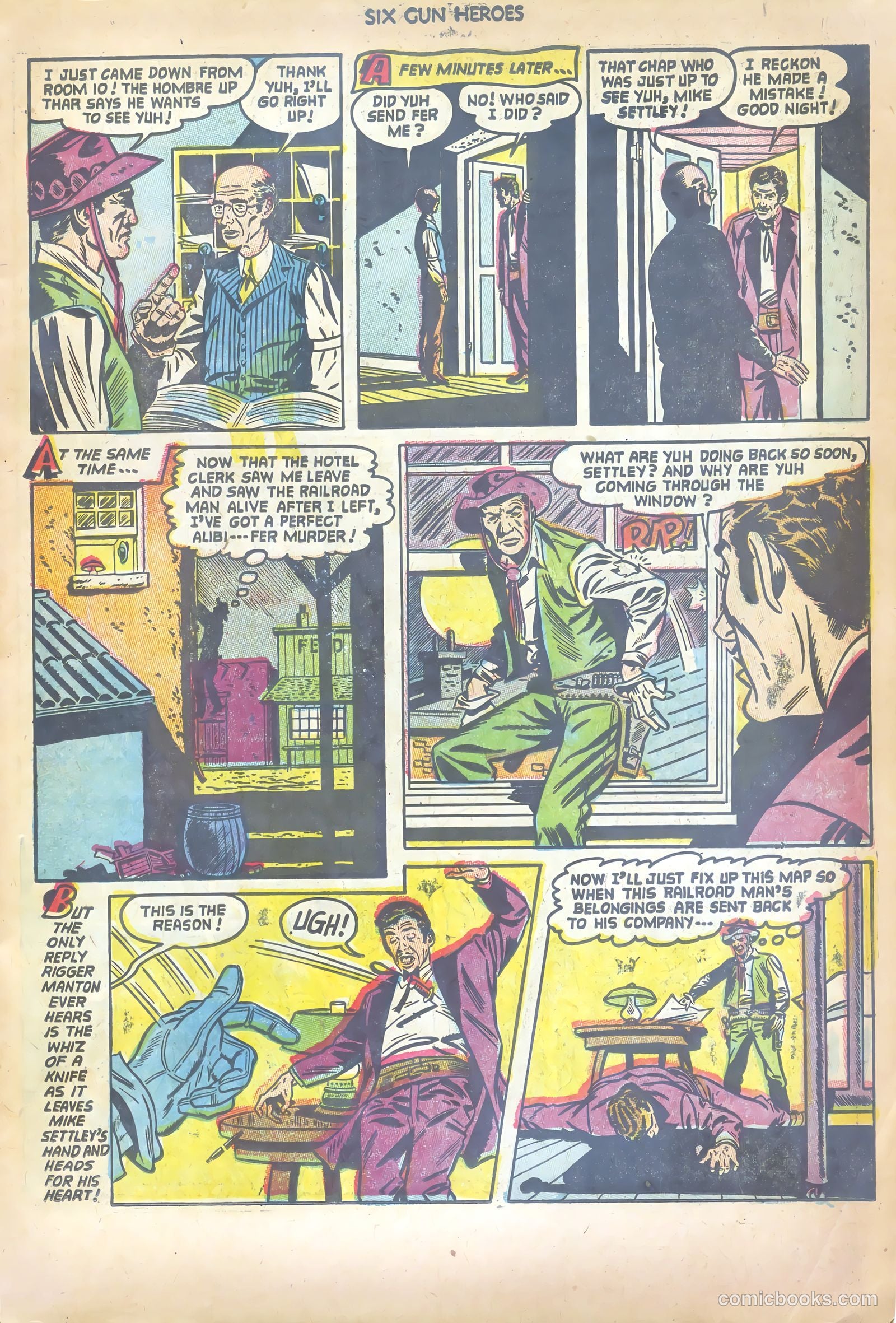 Six-Gun Heroes #21 (1953) — page 5 of 36