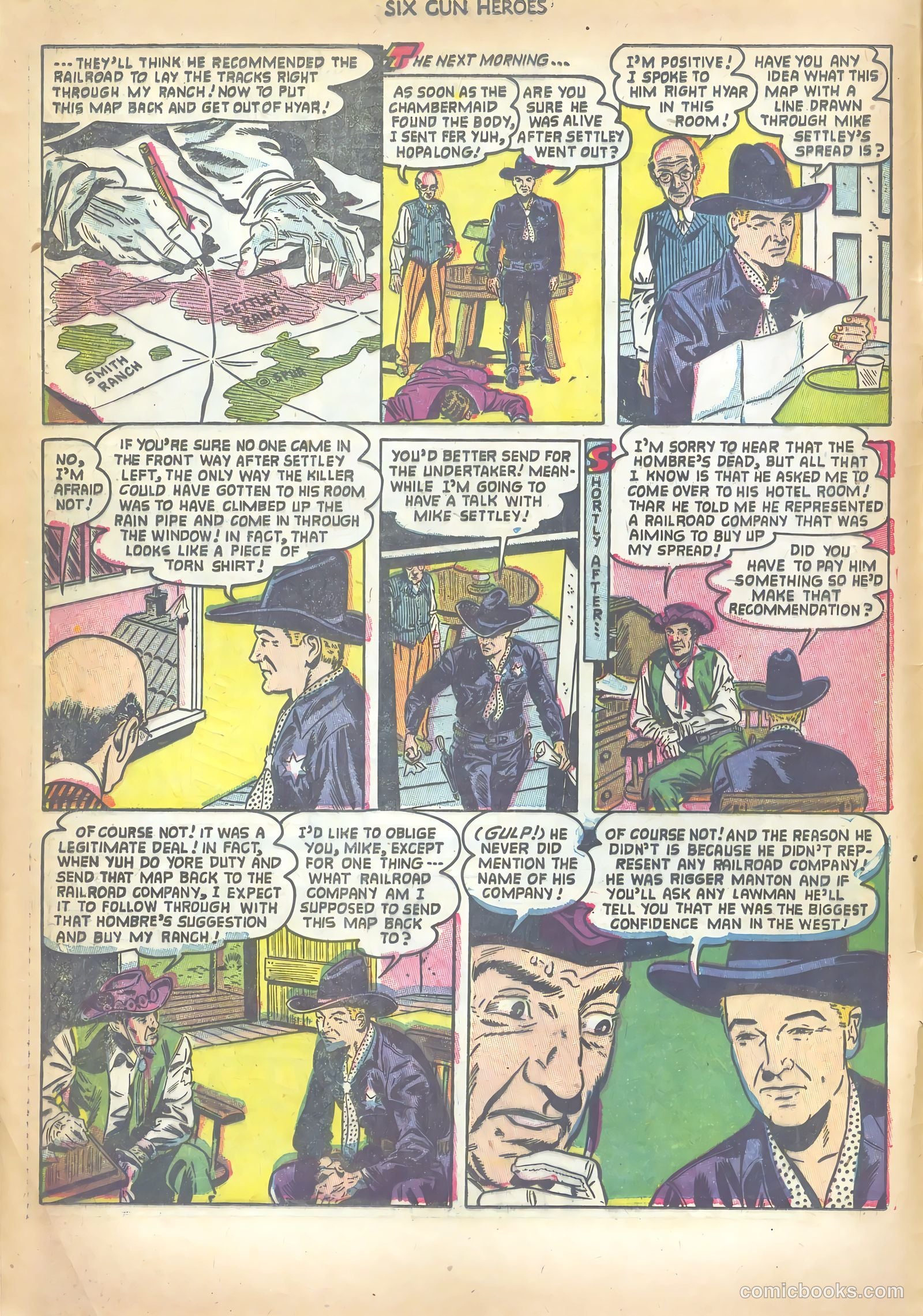 Six-Gun Heroes #21 (1953) — page 6 of 36