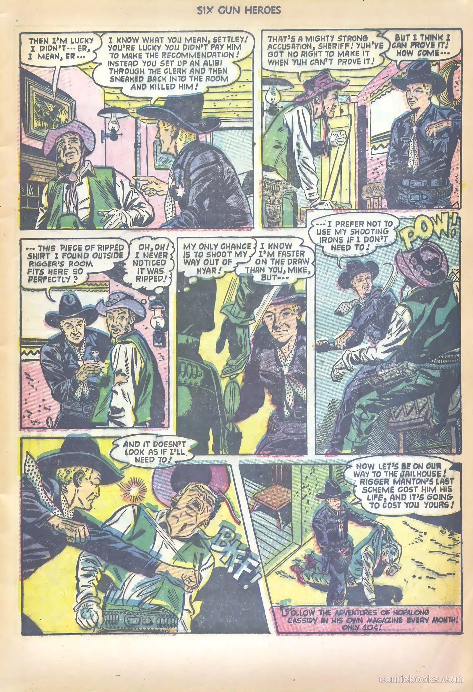 Six-Gun Heroes #21 (1953) — page 7 of 36