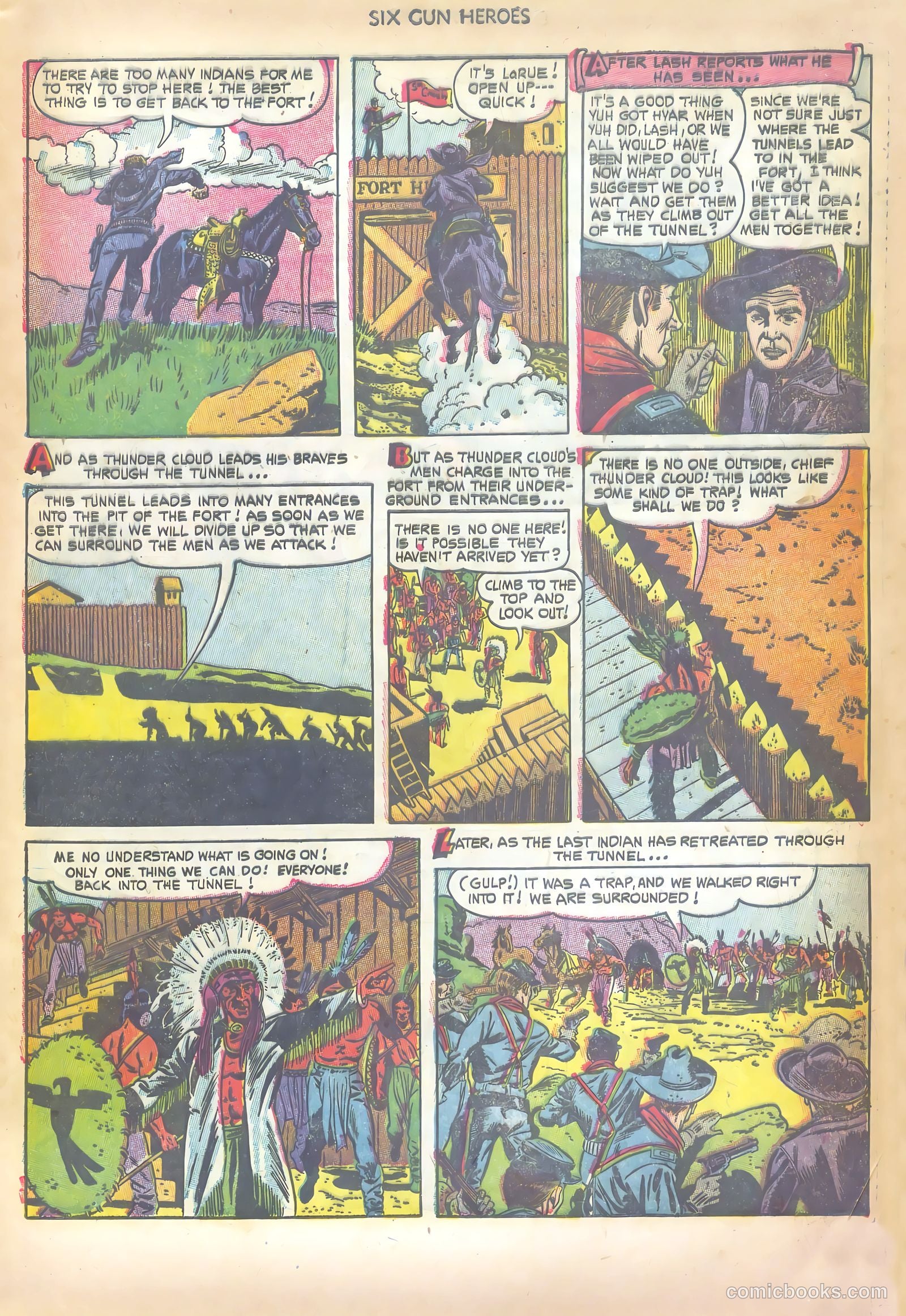 Six-Gun Heroes #21 (1953) — page 15 of 36