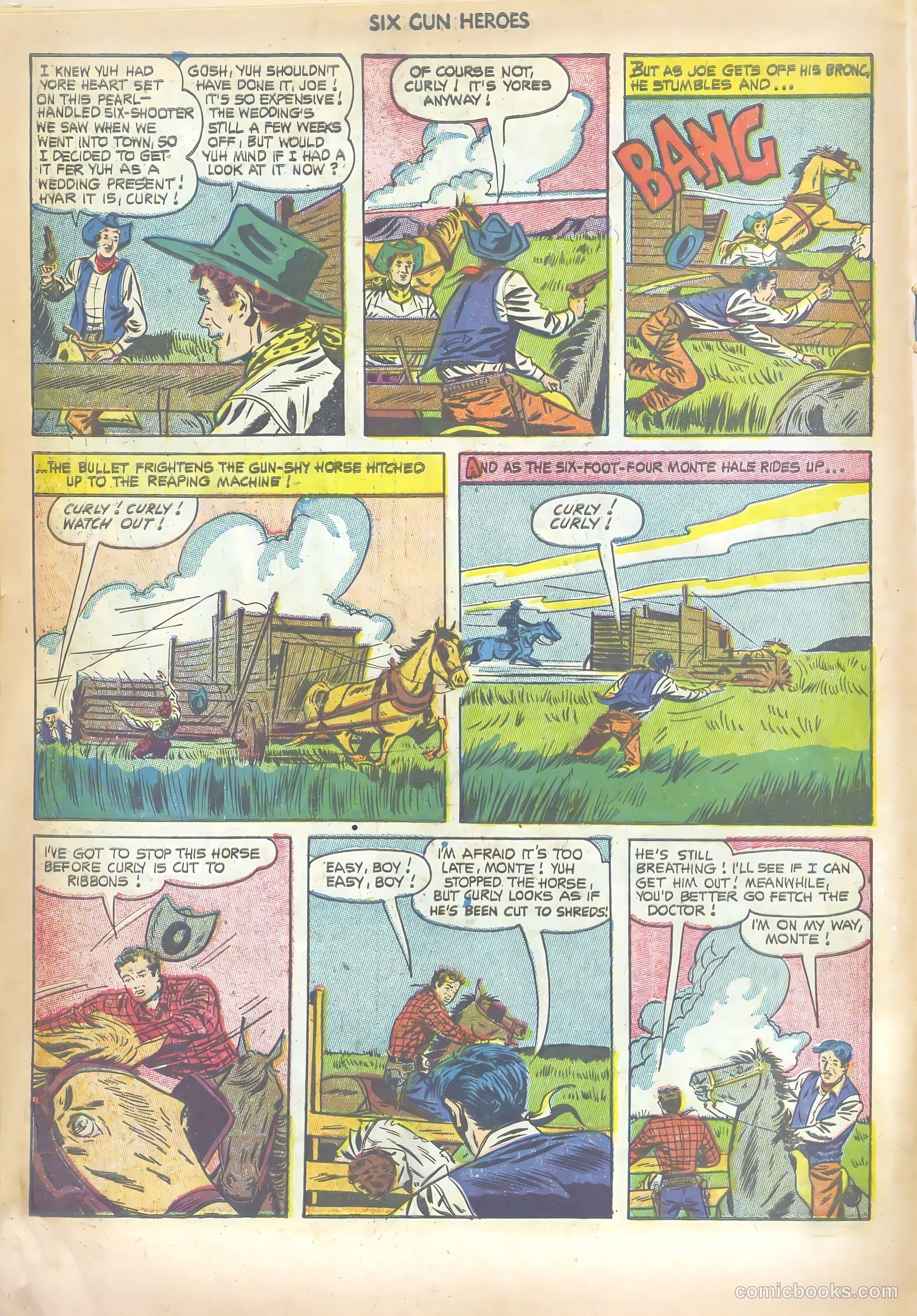 Six-Gun Heroes #21 (1953) — page 18 of 36