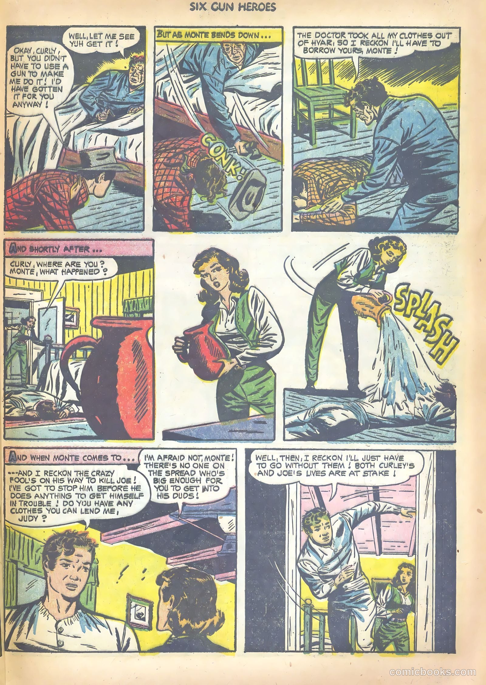 Six-Gun Heroes #21 (1953) — page 23 of 36