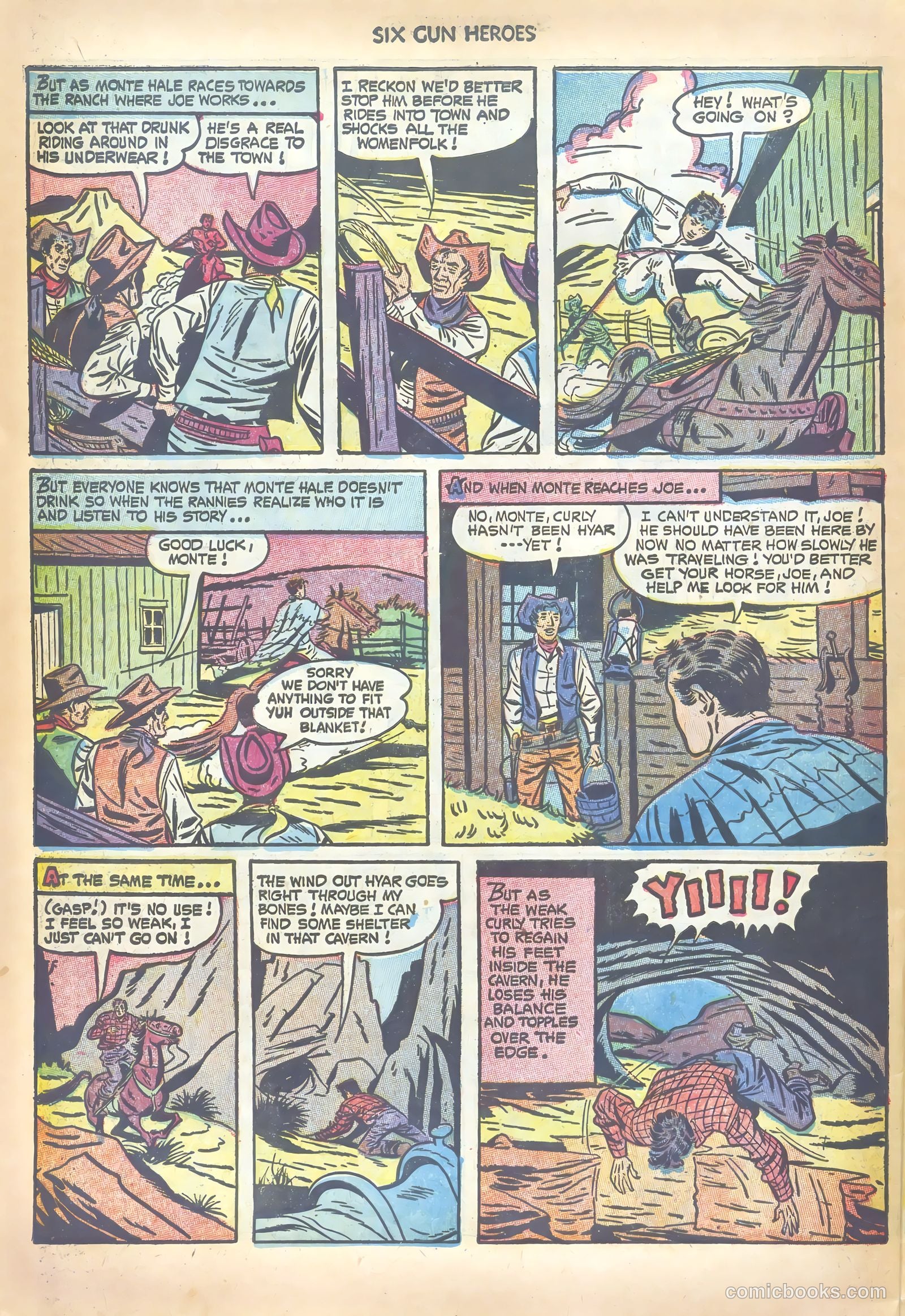 Six-Gun Heroes #21 (1953) — page 24 of 36