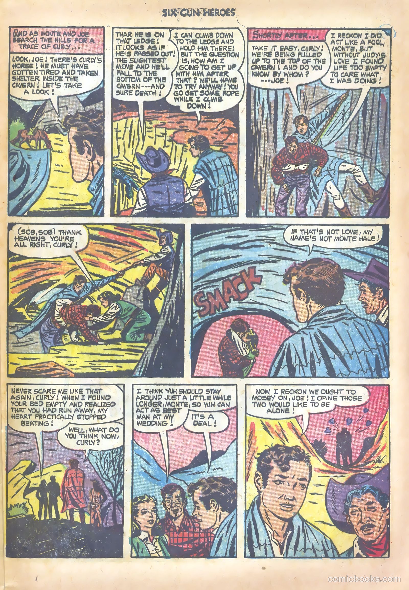 Six-Gun Heroes #21 (1953) — page 25 of 36