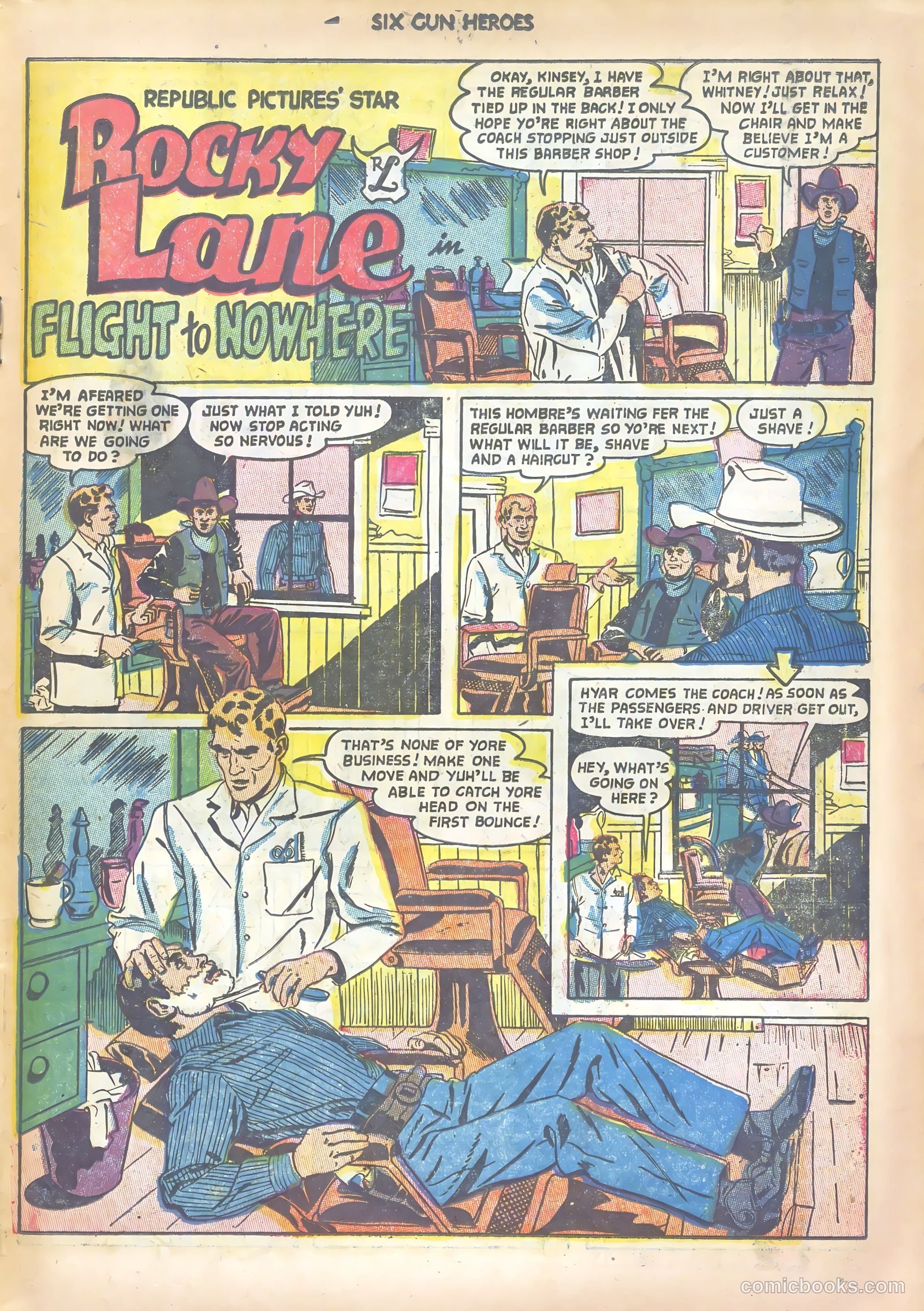 Six-Gun Heroes #21 (1953) — page 27 of 36